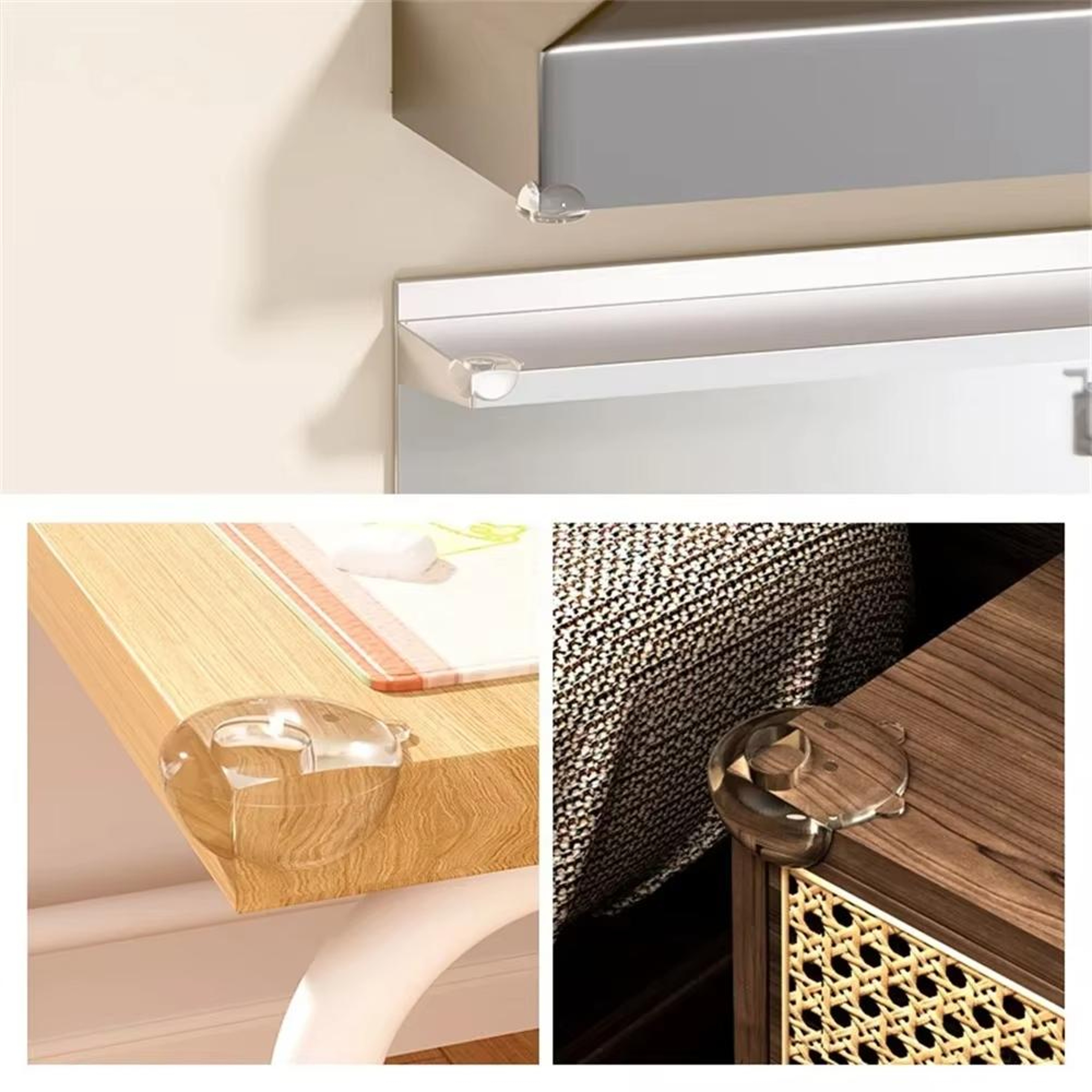 Transparent Corner Protectors Soft Table Corner Guards for Baby Proofing Furniture – view 6