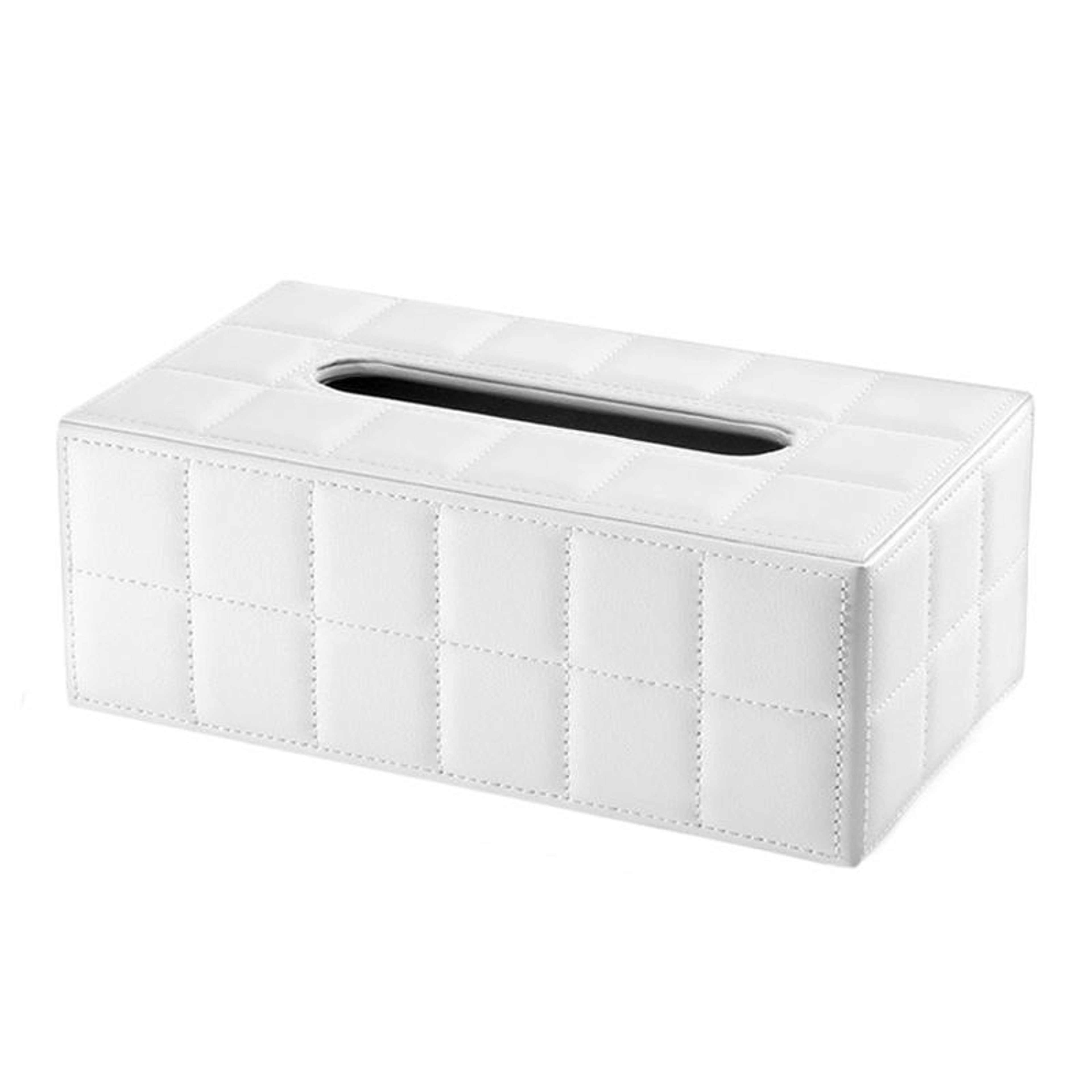 Premium PU Leather Tissue Box Cover Decorative Tissue Box Holder For Home Office Car And Hotel 0