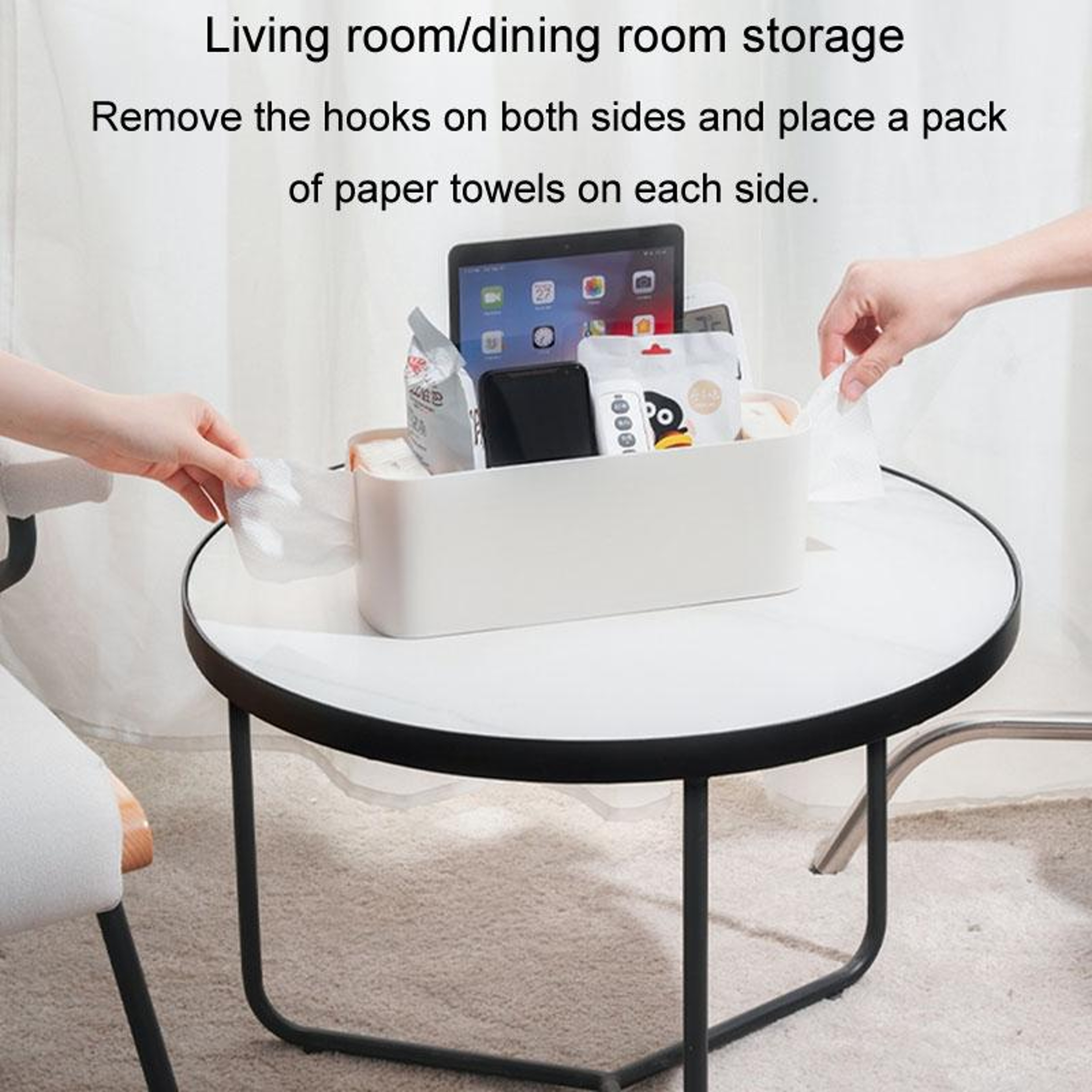 Bedside Storage Organizer Hanging Bedside Caddy Space Saving Dorm Room Organizer Shelf – view 6
