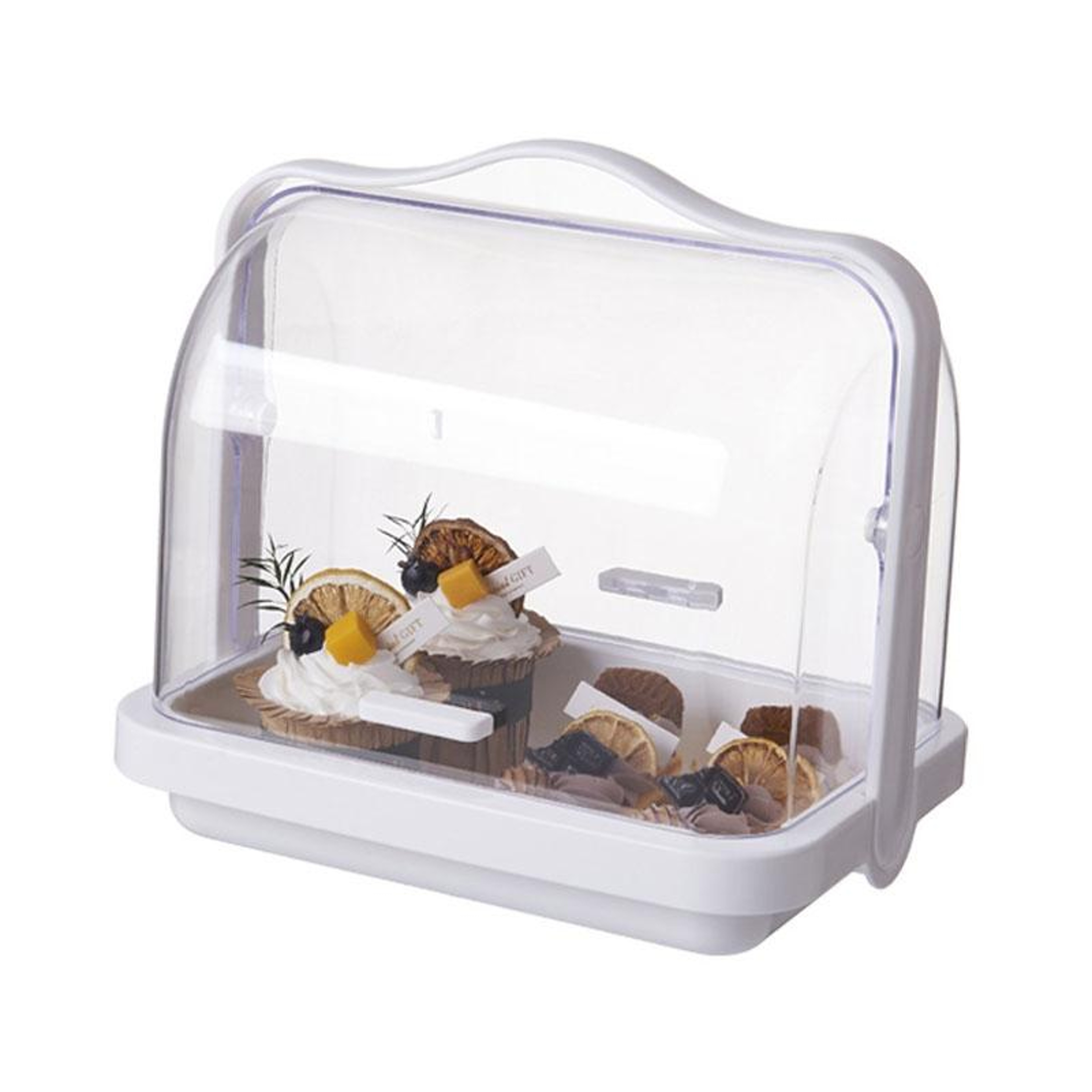 Transparent Bread Storage Box With Dustproof Lid Multi Purpose Kitchen Storage Organizer 0