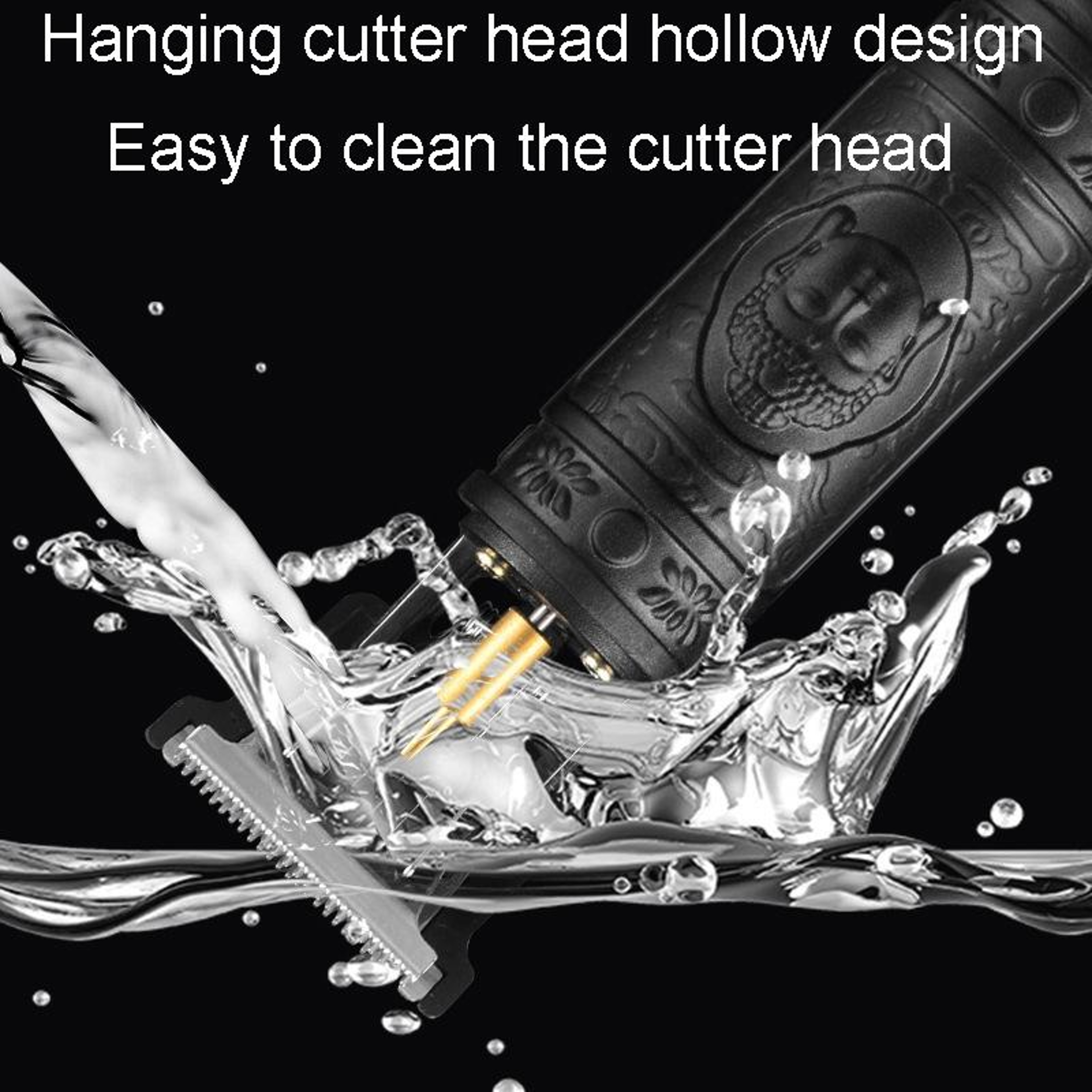 Professional Hair Clipper Cordless Hair Trimmer USB Rechargeable T Blade Grooming Kit 3