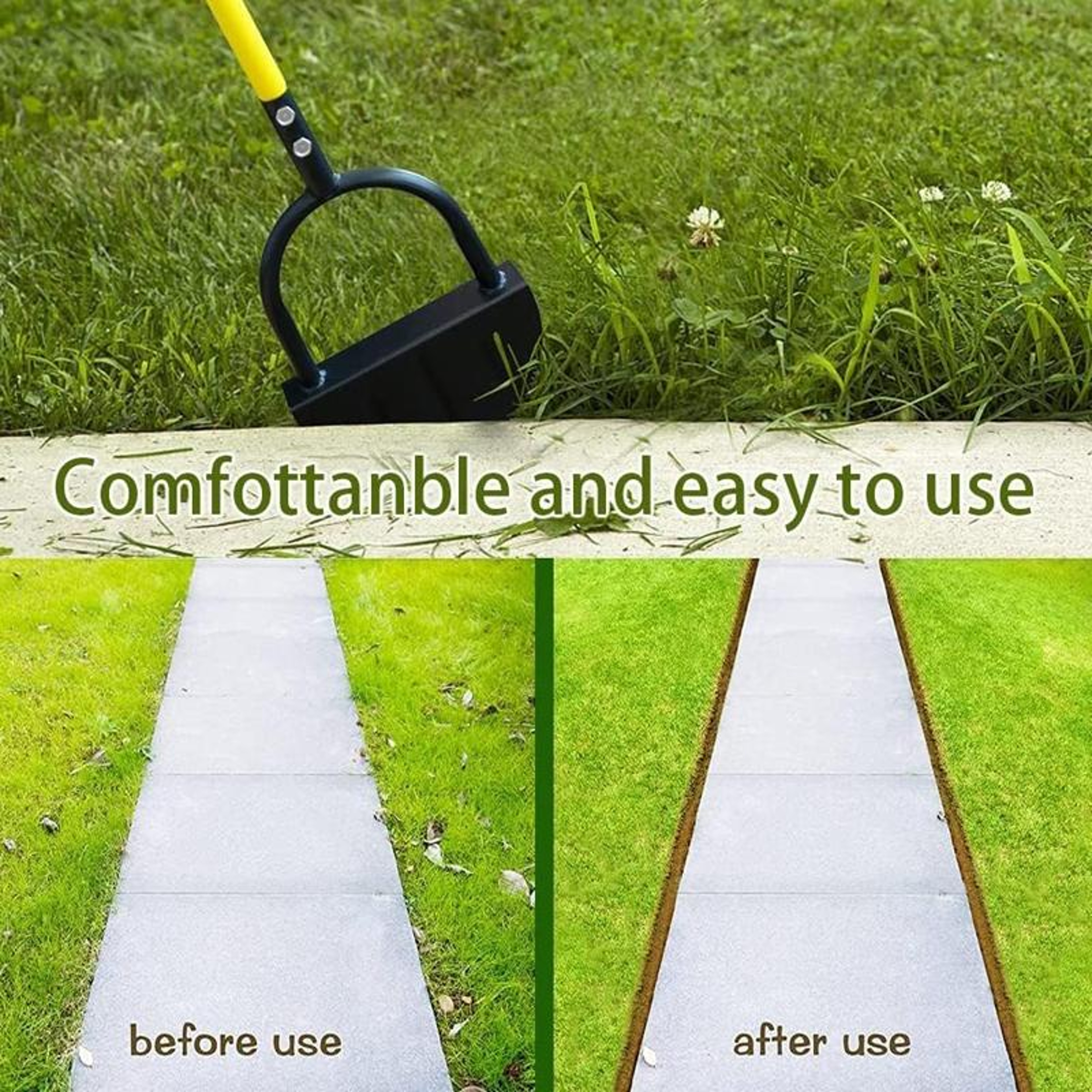 Heavy Duty Manual Lawn Edger Saw Tooth Garden Edging Tool for Clean Lawn Borders – view 5