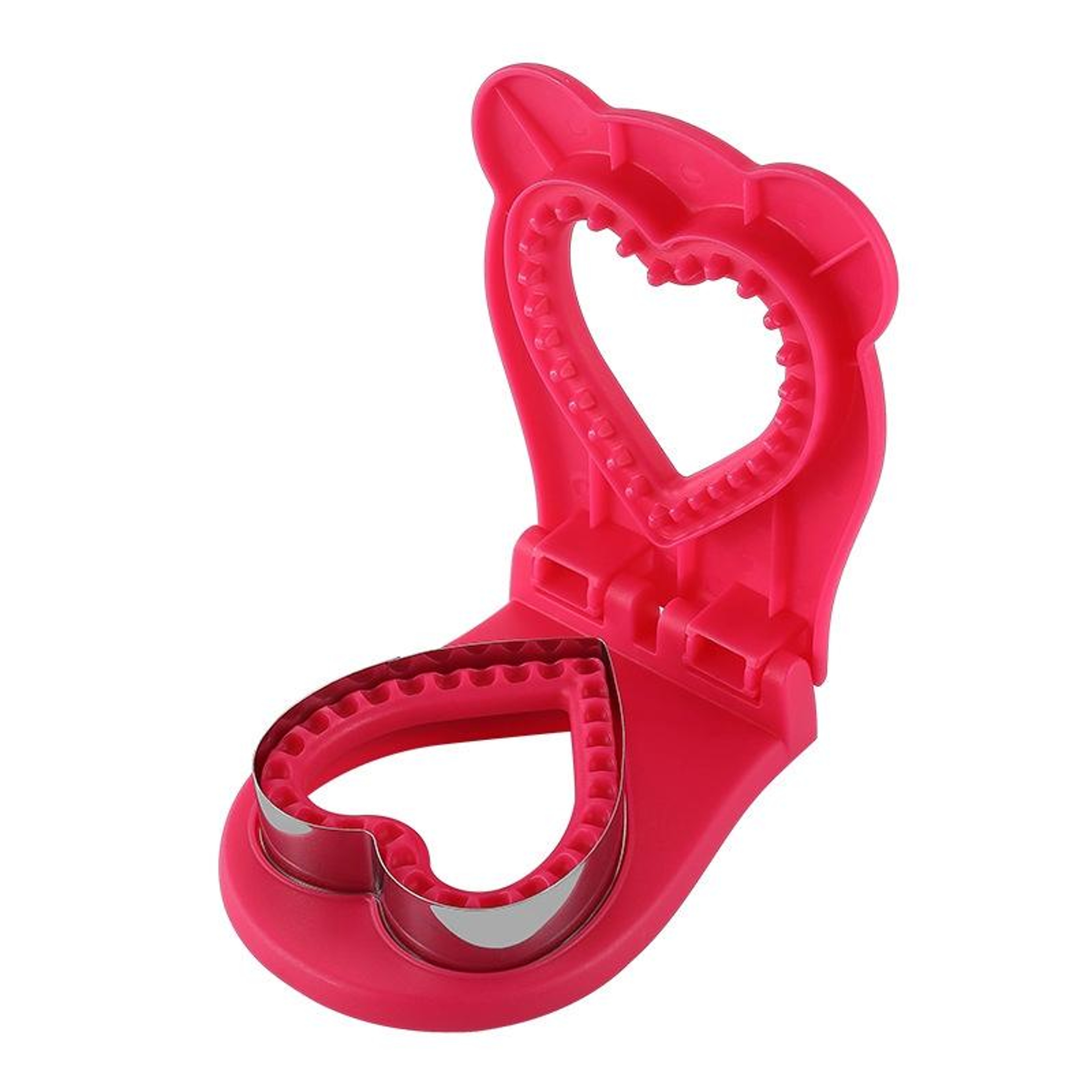 Heart Sandwich Cutter and Sealer Mold Reusable Sandwich Sealer for DIY Lunches – view 1