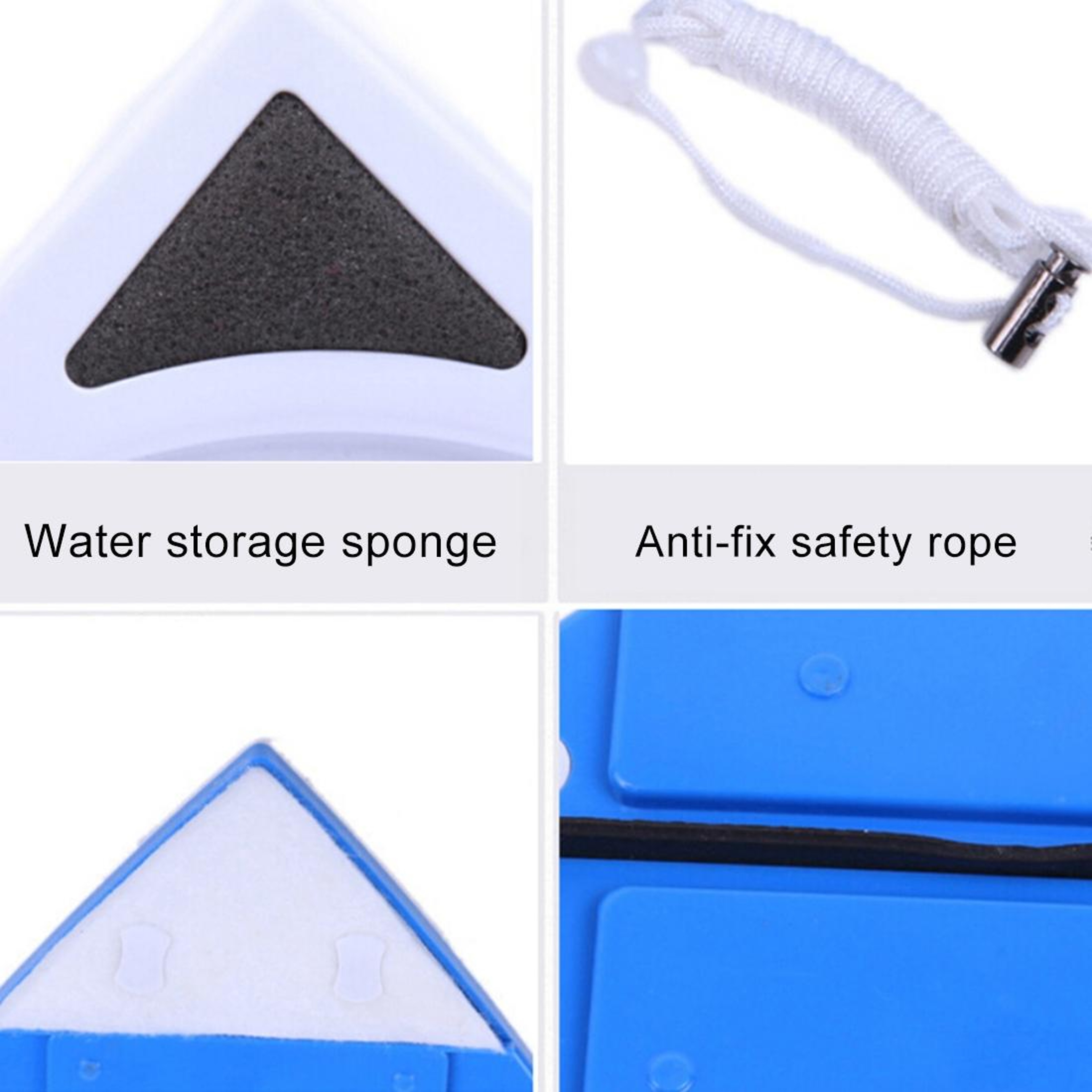 Double Sided Magnetic Window Cleaner Brush For Glass Streak Free Glass Cleaning Tool 3