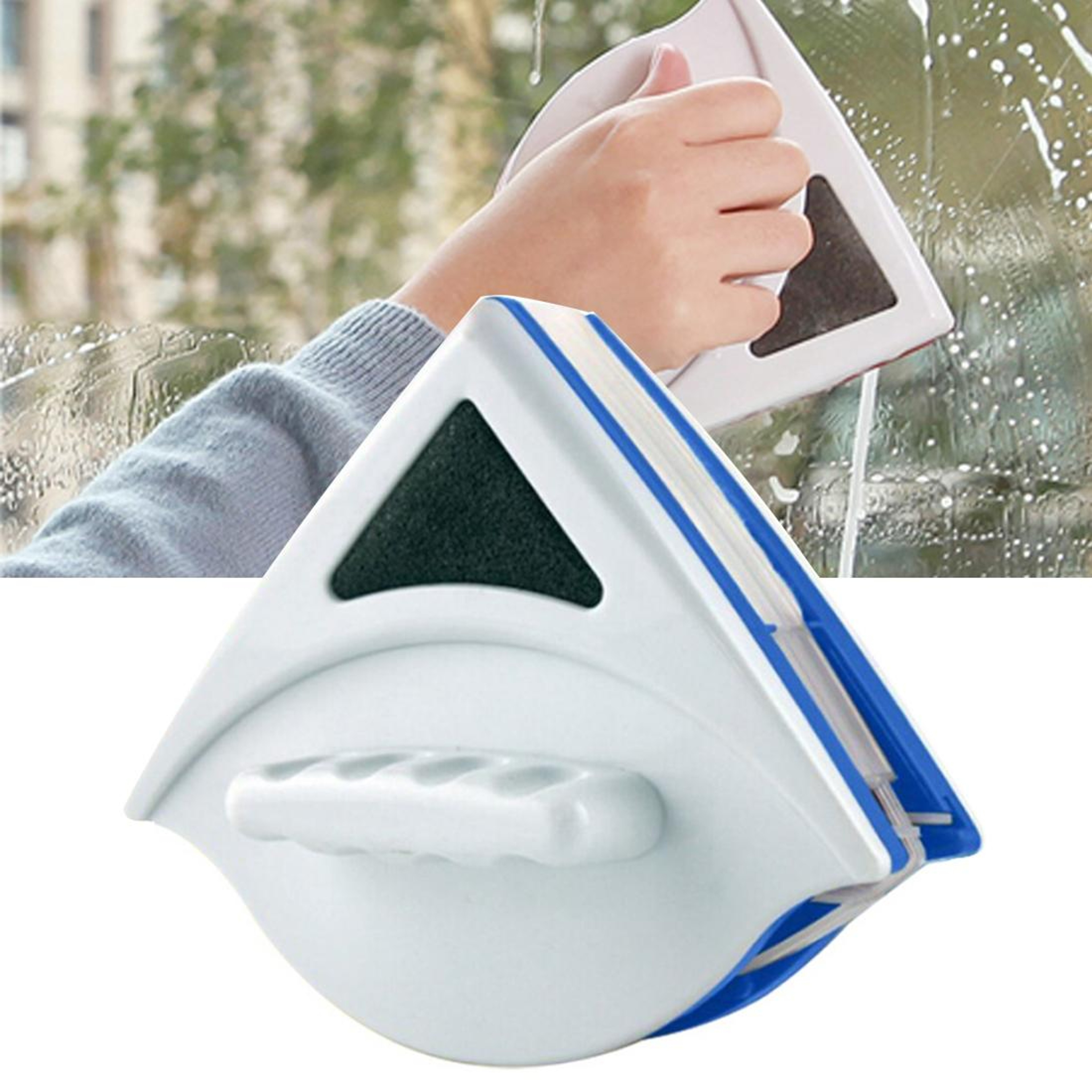 Double Sided Magnetic Window Cleaner Brush For Glass Streak Free Glass Cleaning Tool 11