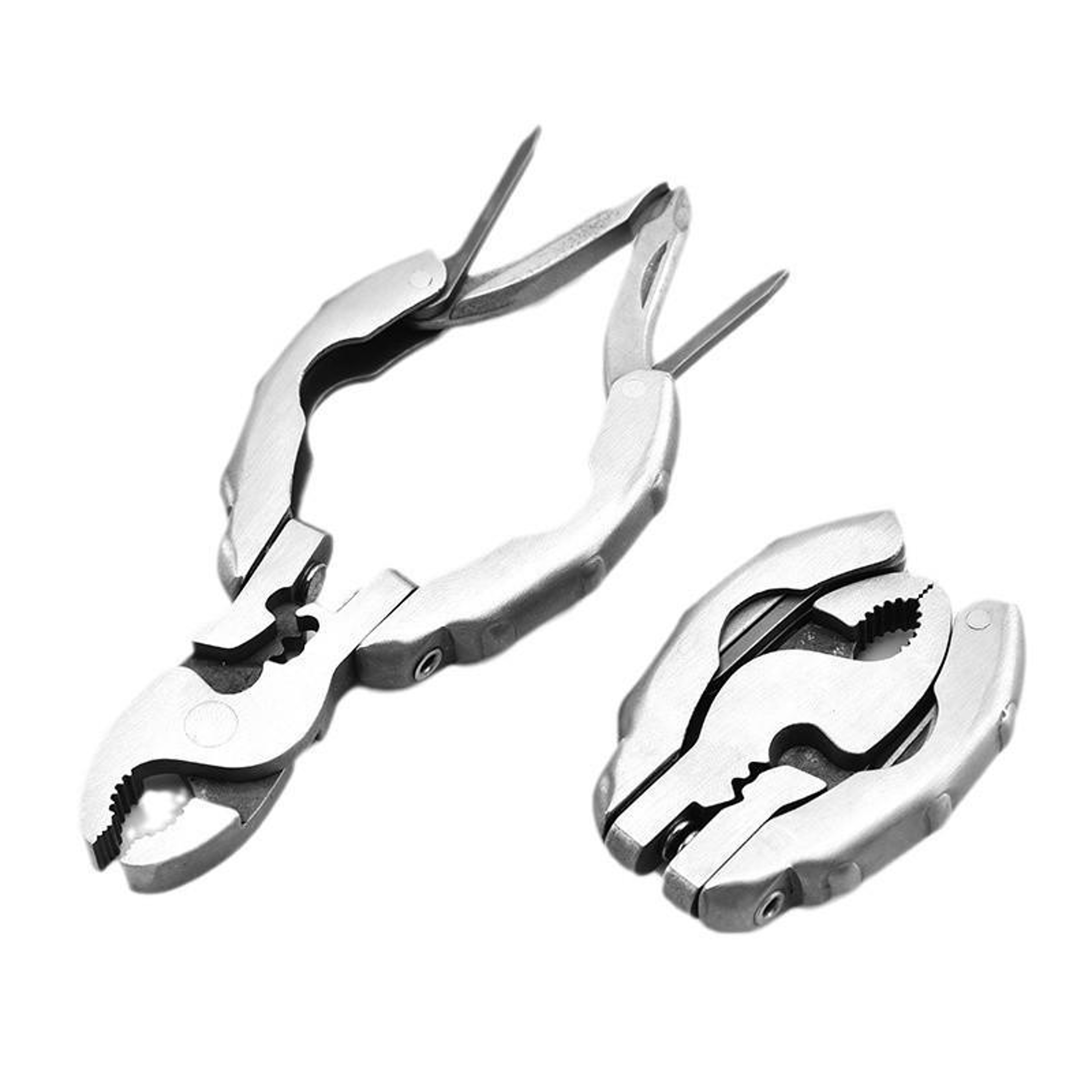 Mini EDC Multitool Stainless Steel Keychain Multi Tool with Pliers Knife Cutter – view 8