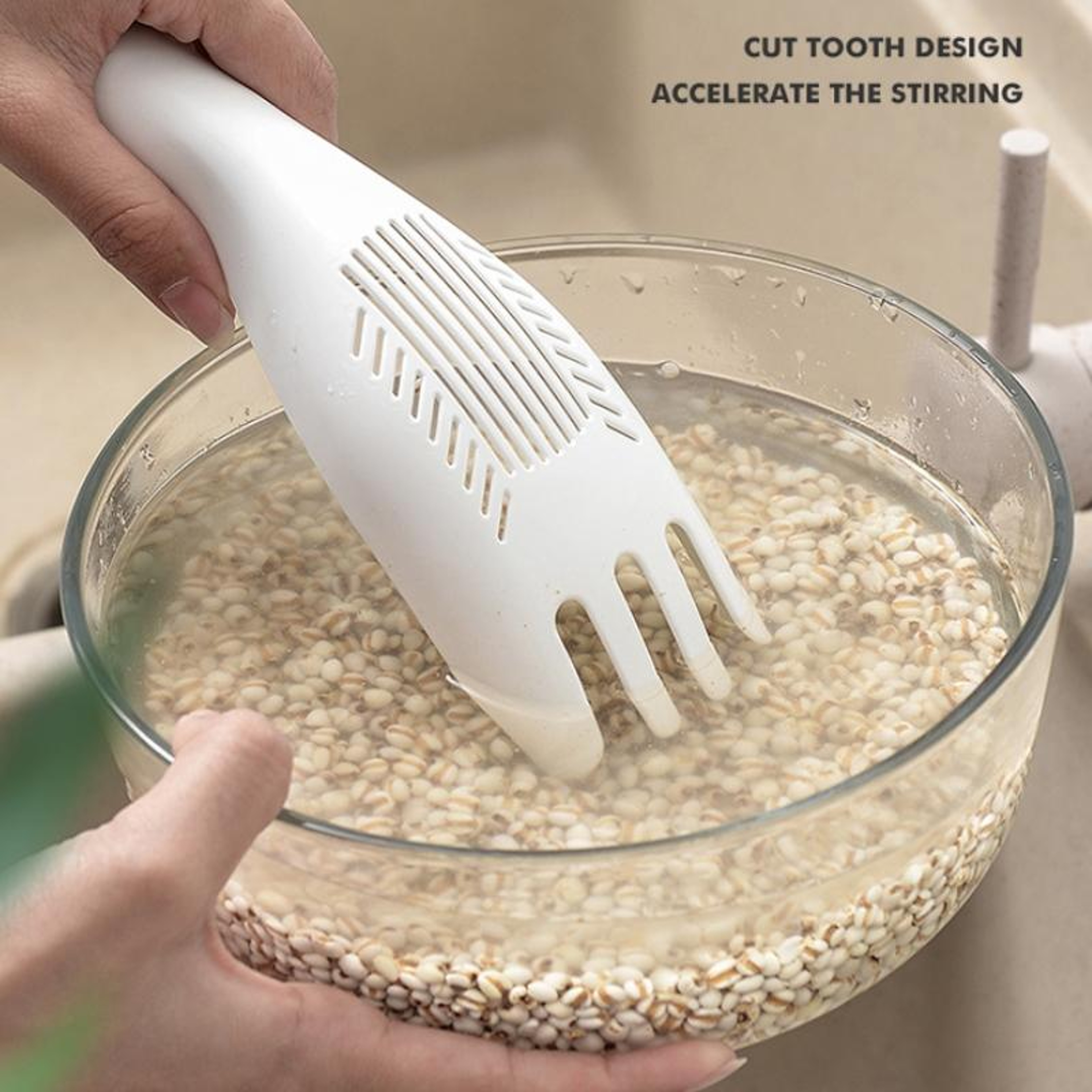 Non Stick Rice Paddle Rice Cooker Spoon Heat Resistant Kitchen Rice Serving Spatula – view 5