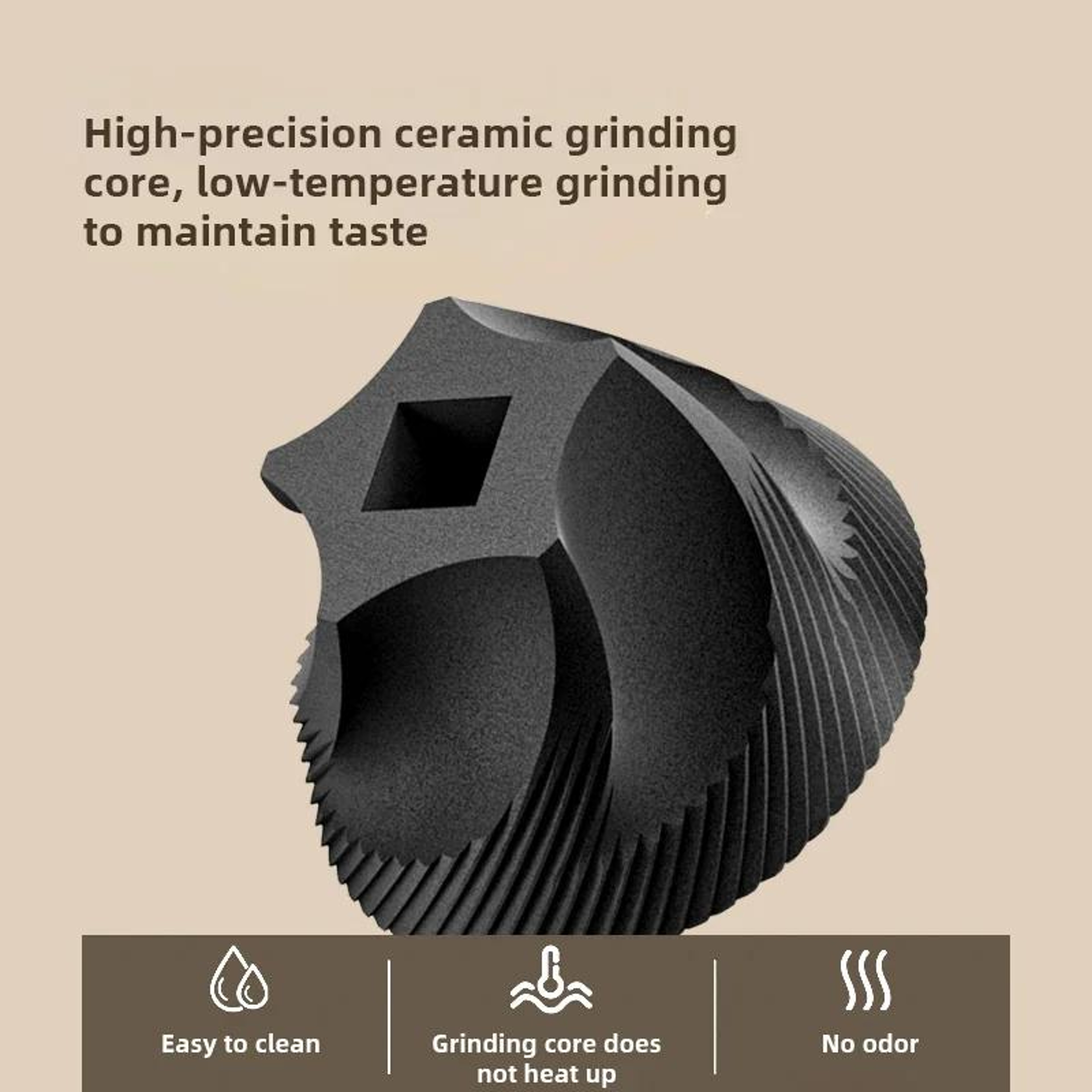 Portable Electric Coffee Grinder USB Rechargeable Adjustable Burr Coffee Grinder for Home Travel and Camping – view 5