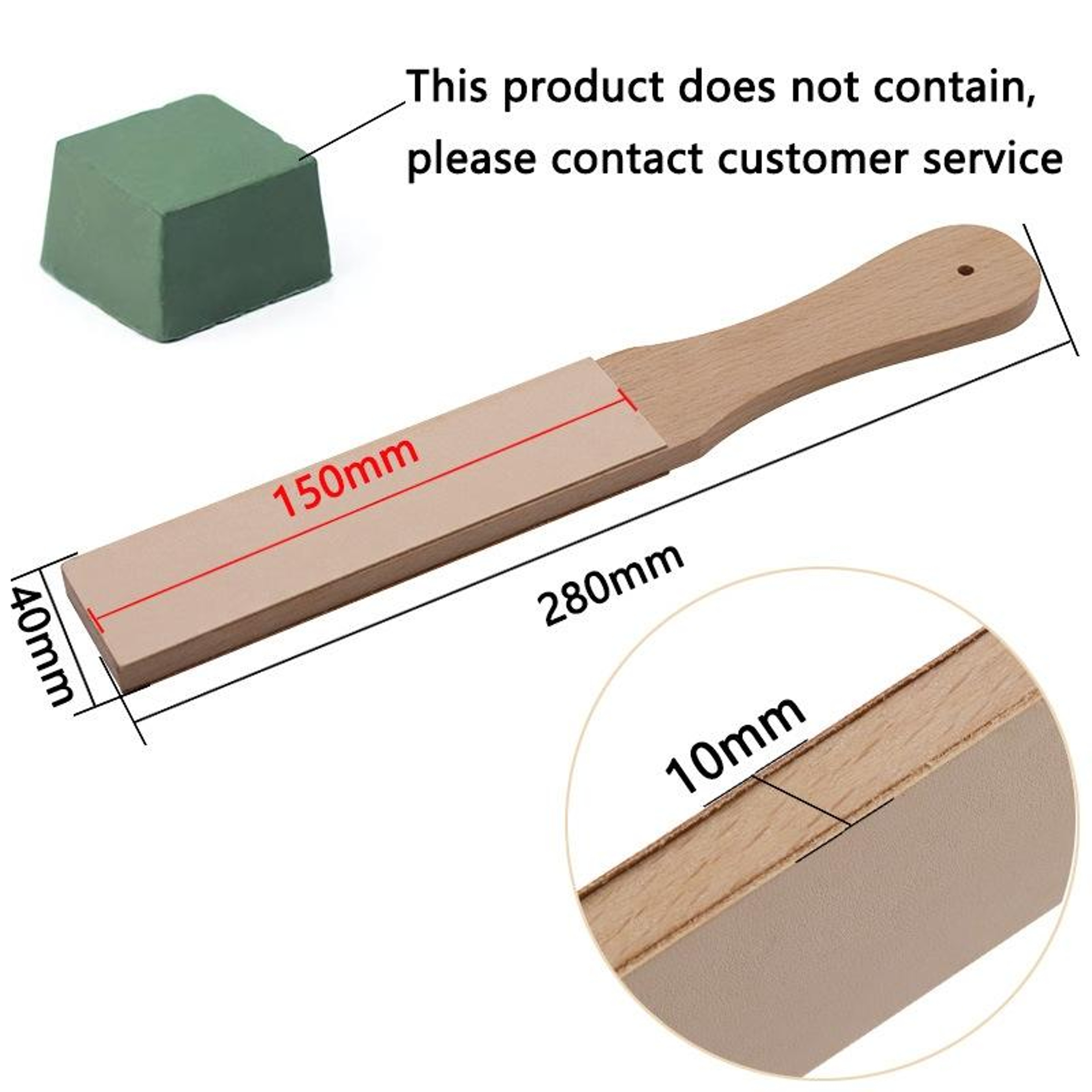 Double Sided Sharpening Board Leather Strop for Precision Crafting – view 3