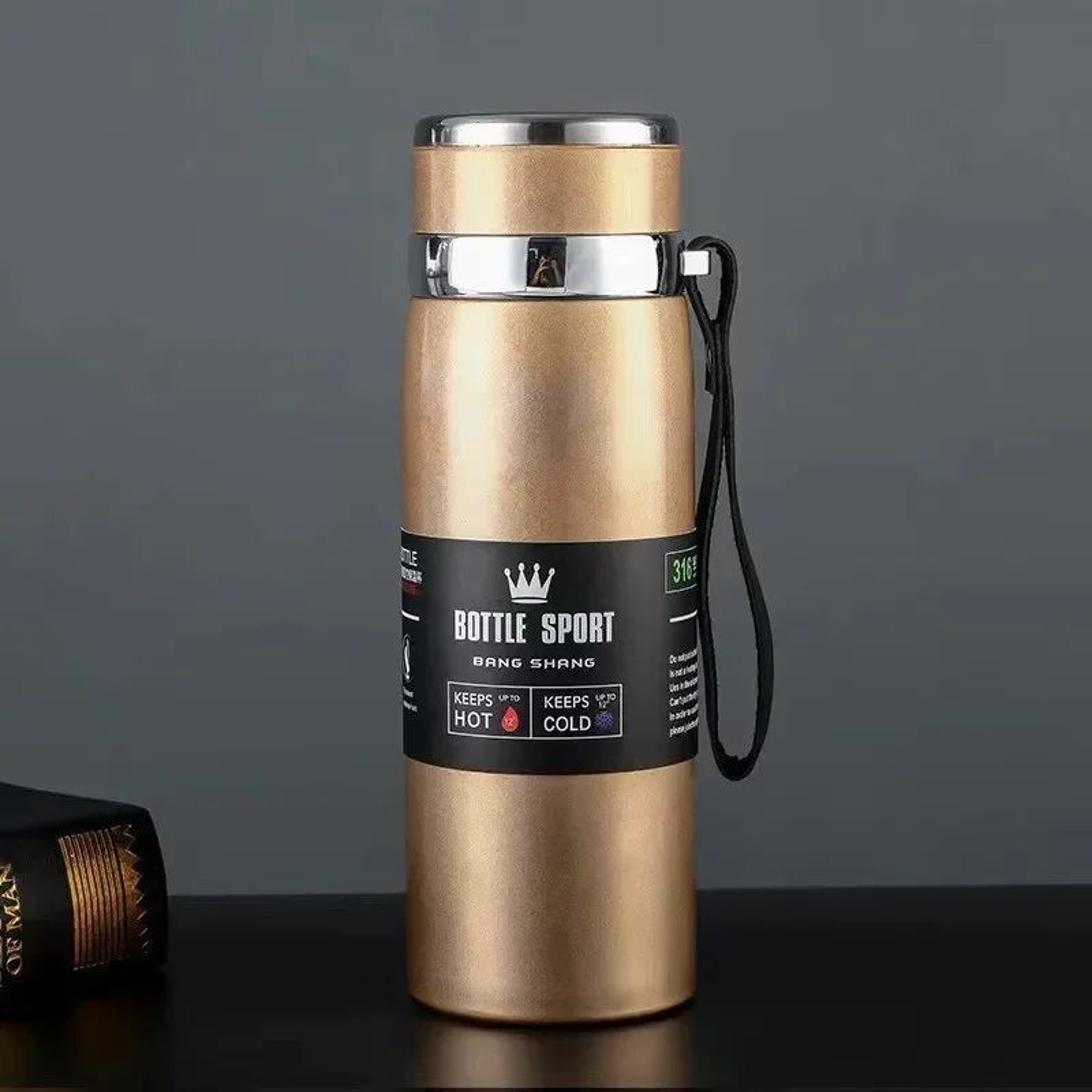 Stainless Steel Vacuum Thermos Bottle Thermal Water Bottle For Hot  Cold Drinks 6