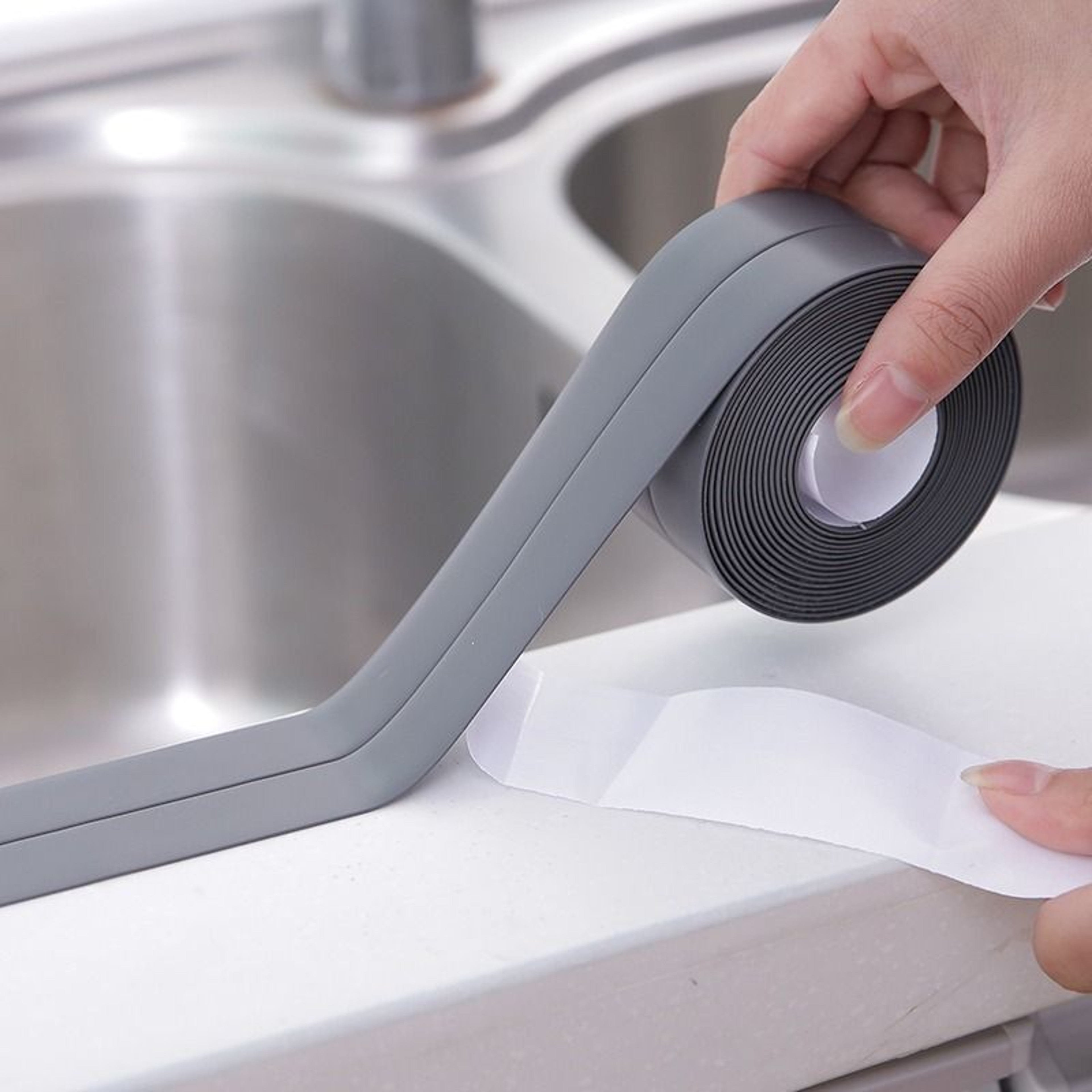 Waterproof Shower Bath Sealing Tape PVC SelfAdhesive Strip for Bathroom  Kitchen Sink Mold Proof