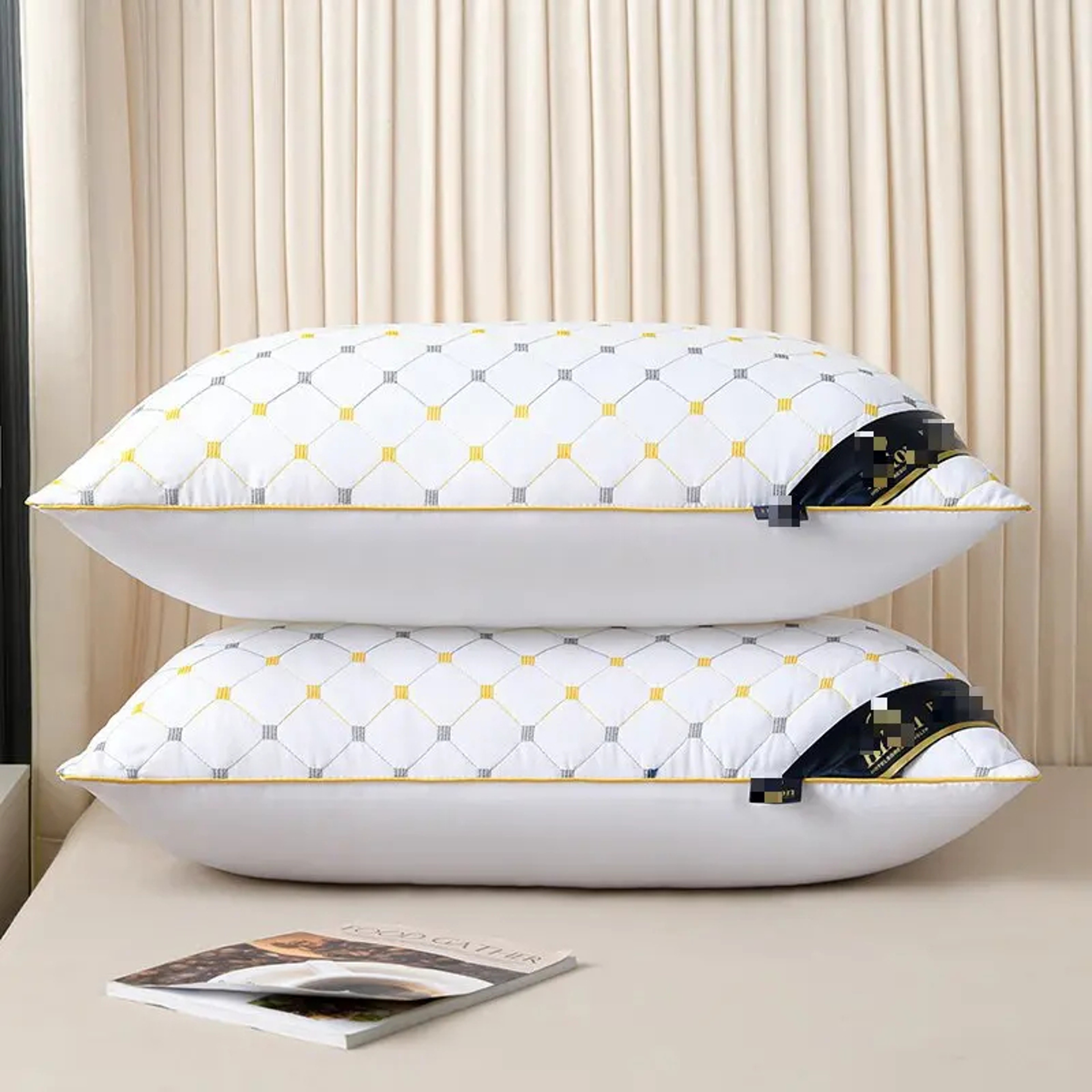Hotel Quality Cervical Pillow Orthopedic Memory Foam Pillow Core For Neck Pain Relief  Better Sleep