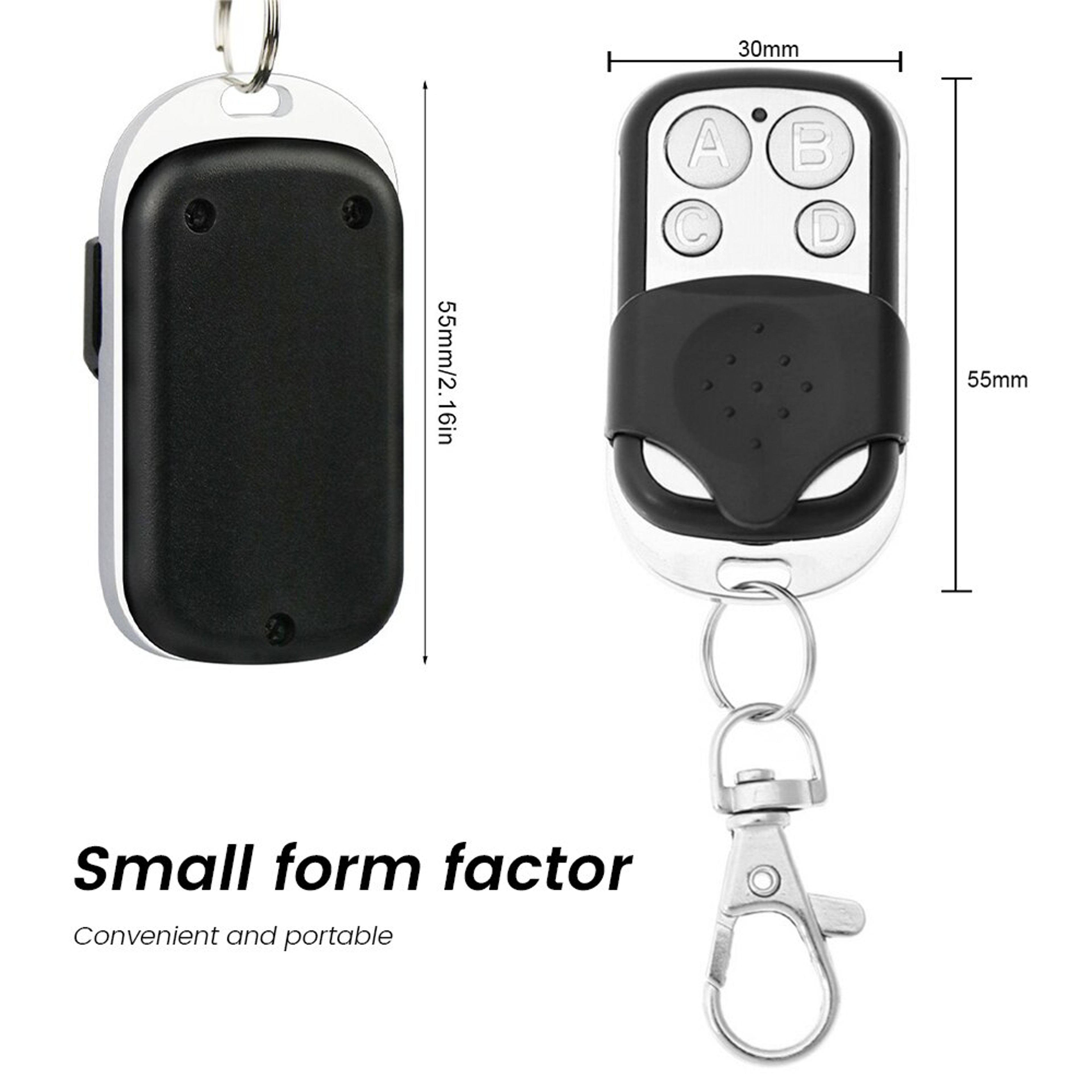 Universal 4 Button Remote Garage Door Car Lock Opener 4