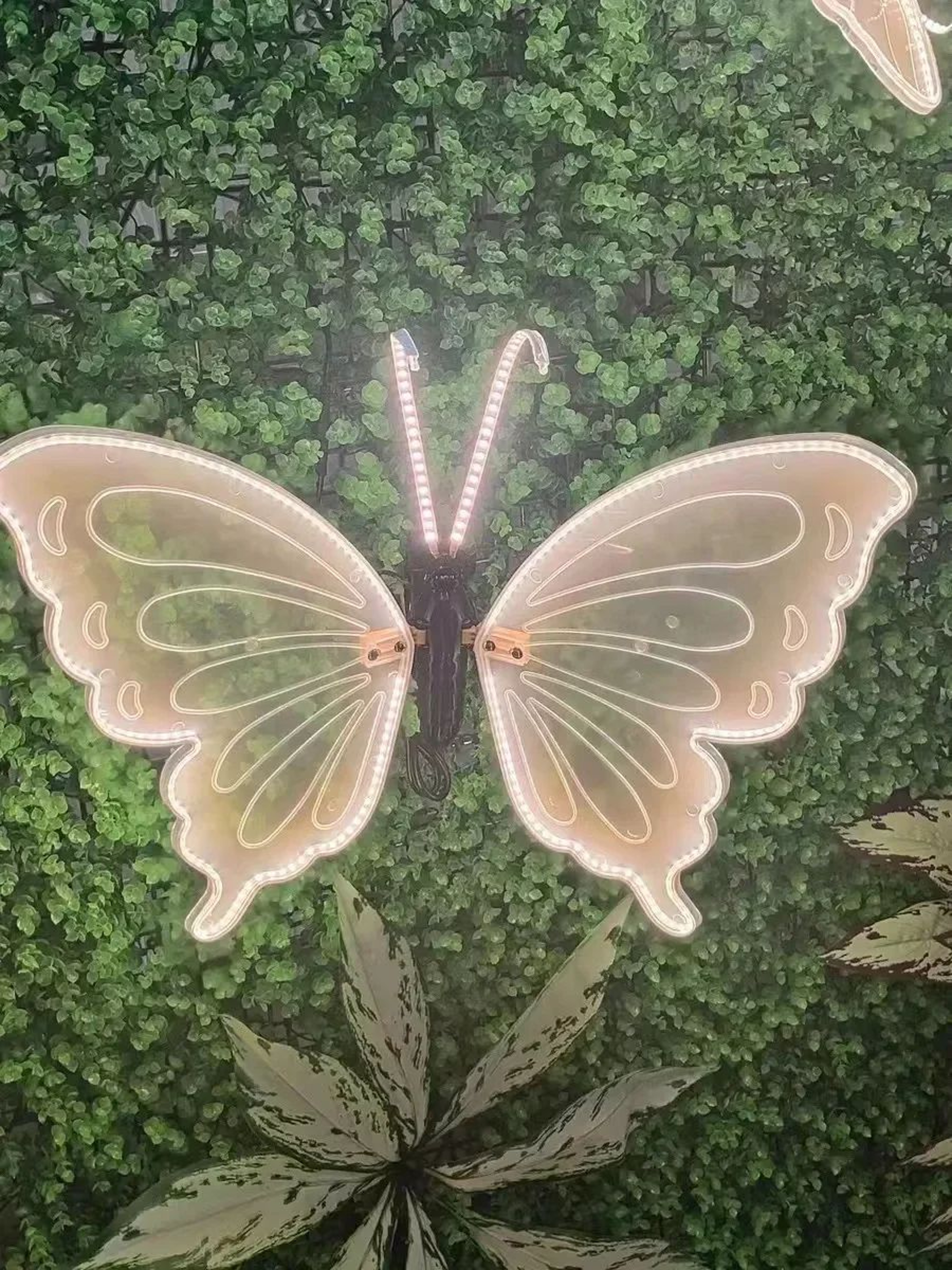 LED Outdoor Simulation Dynamic Static Butterfly Lights For Festival Home Decor  Holiday Party DIY D 6