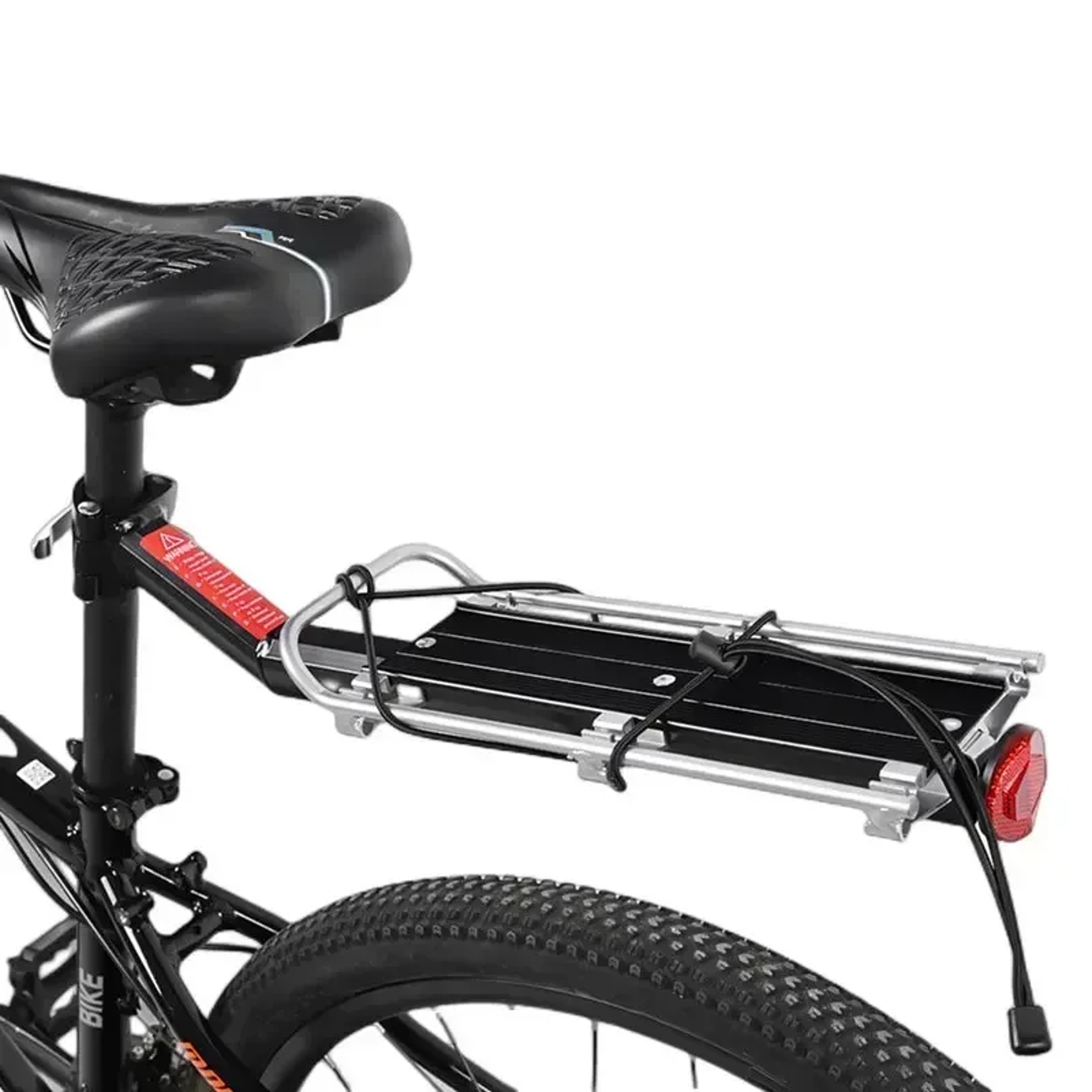 Quick Release Bike Cargo Rack Rear Bicycle Rack Aluminium Alloy Luggage Carrier 15kg Capacity 3