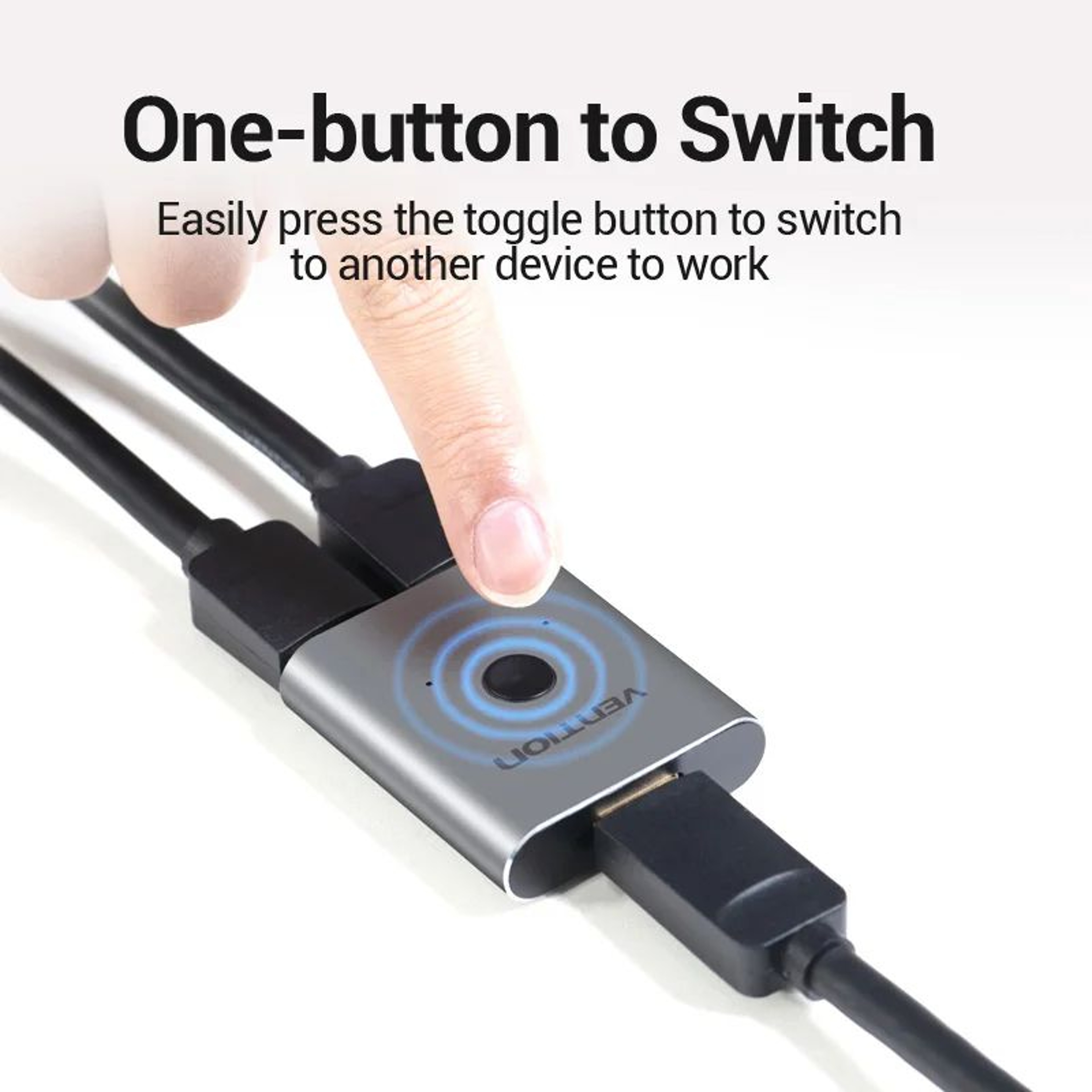 Vention HDMI Splitter Switch Out HDMI Switcher For PS5 Xbox Series X TV Monitor PC Laptop 2