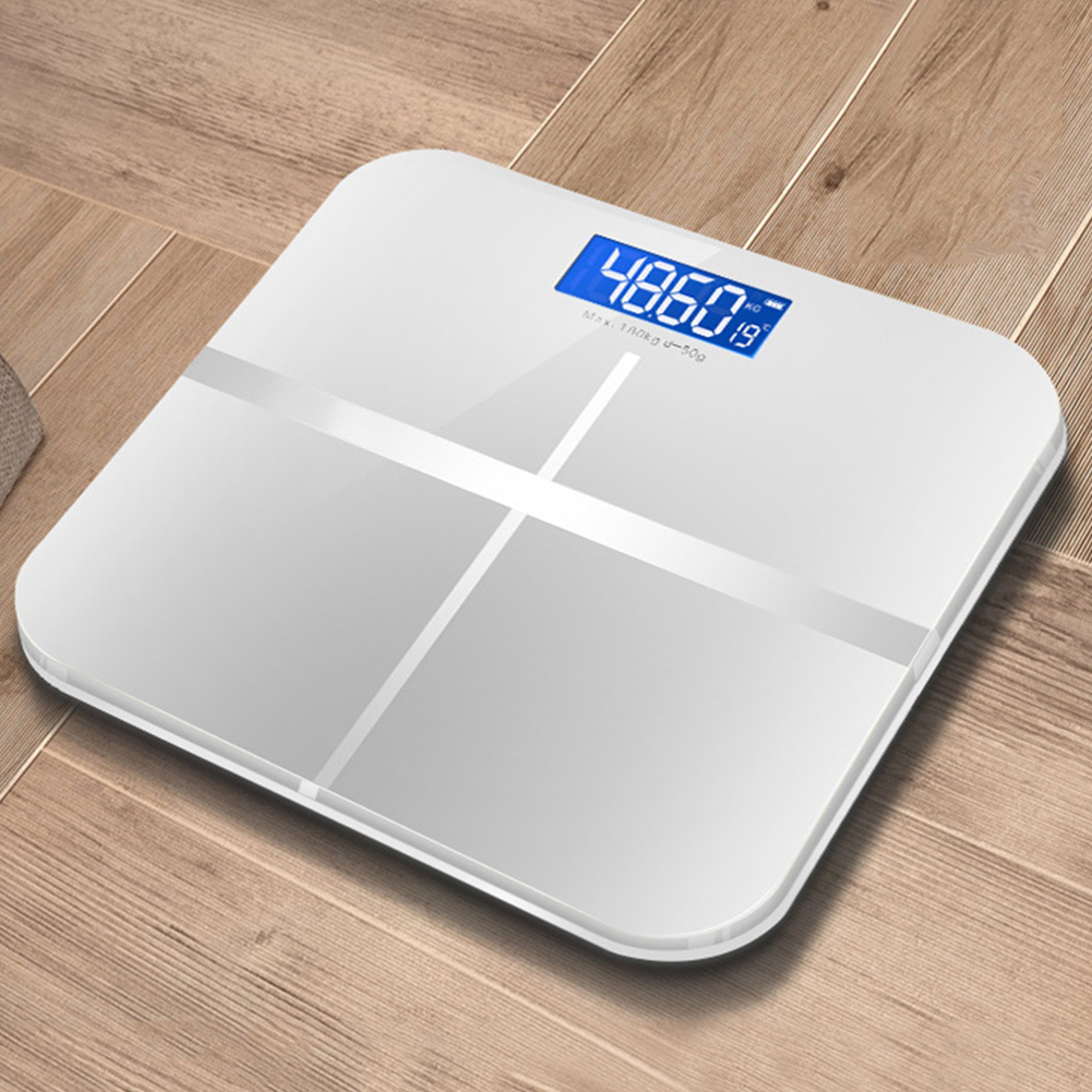 USB Charging Precision Electronic Scale for Home Office Adult, LED Display Smart Body Weight Scale & Weight Loss – view 1