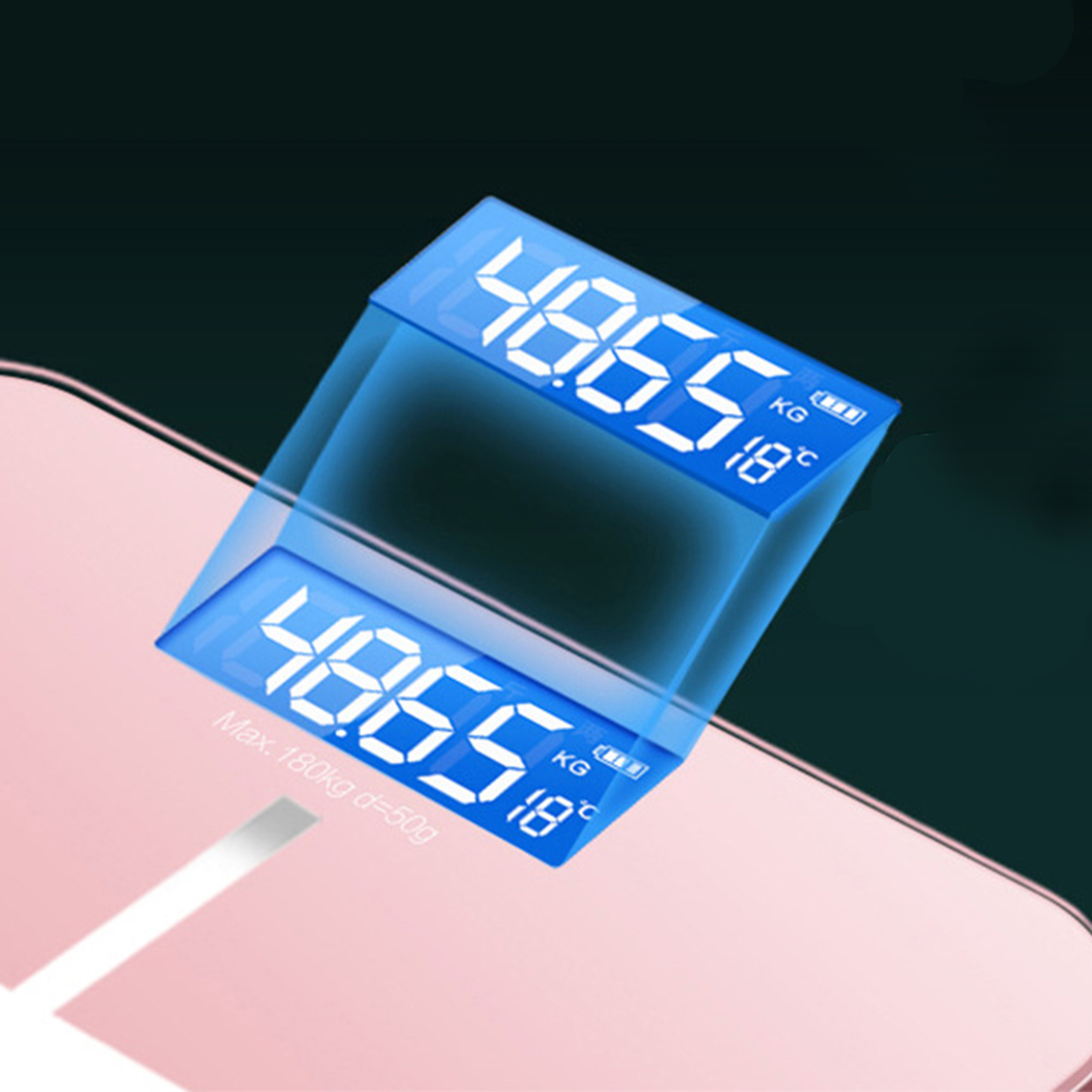 USB Charging Precision Electronic Scale for Home Office Adult, LED Display Smart Body Weight Scale & Weight Loss – view 6