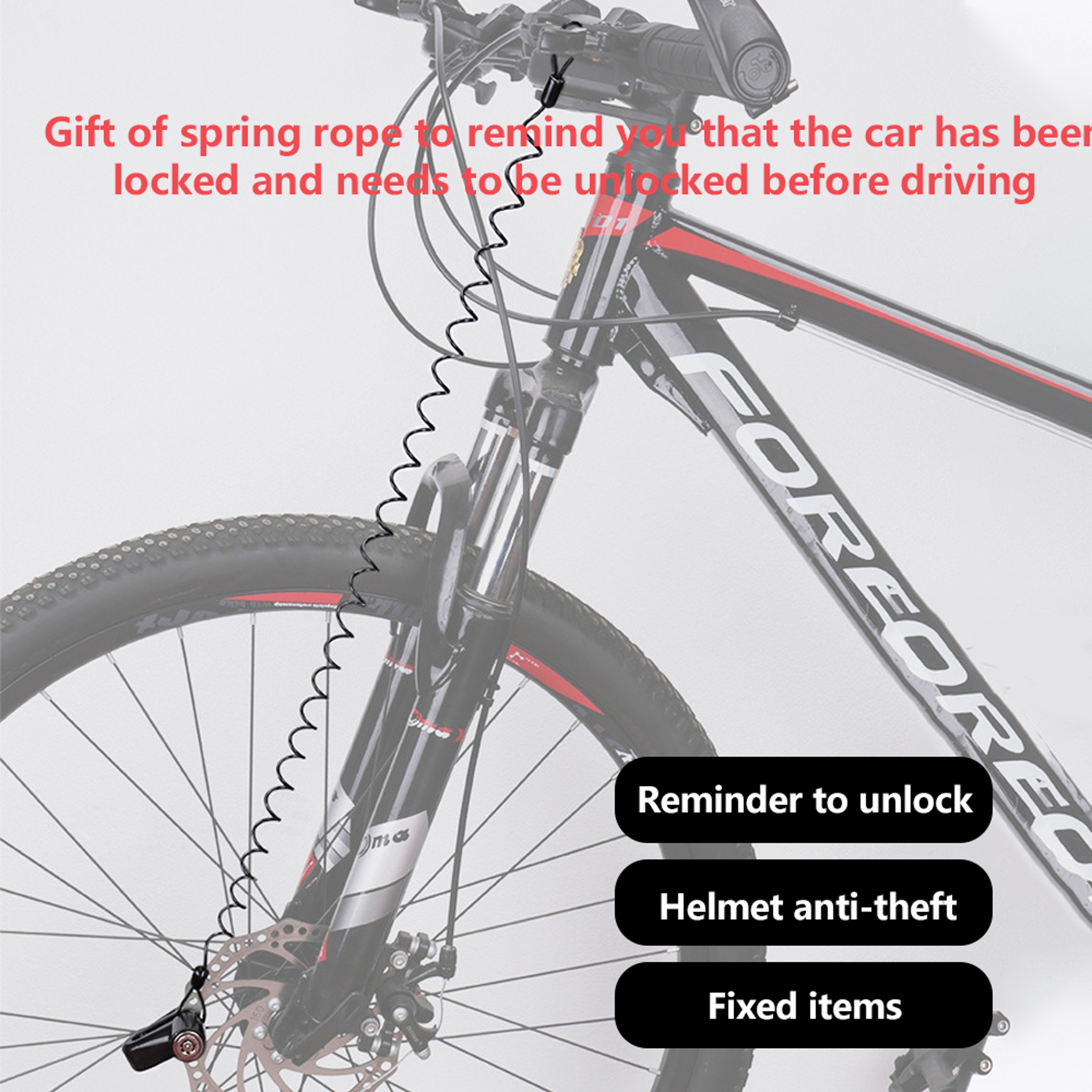 Motorcycle Alarm Disc Brake Lock 120dB Loud Anti-Theft Wheel Padlock, Waterproof Moto Security Disc Lock for Scooter – view 6
