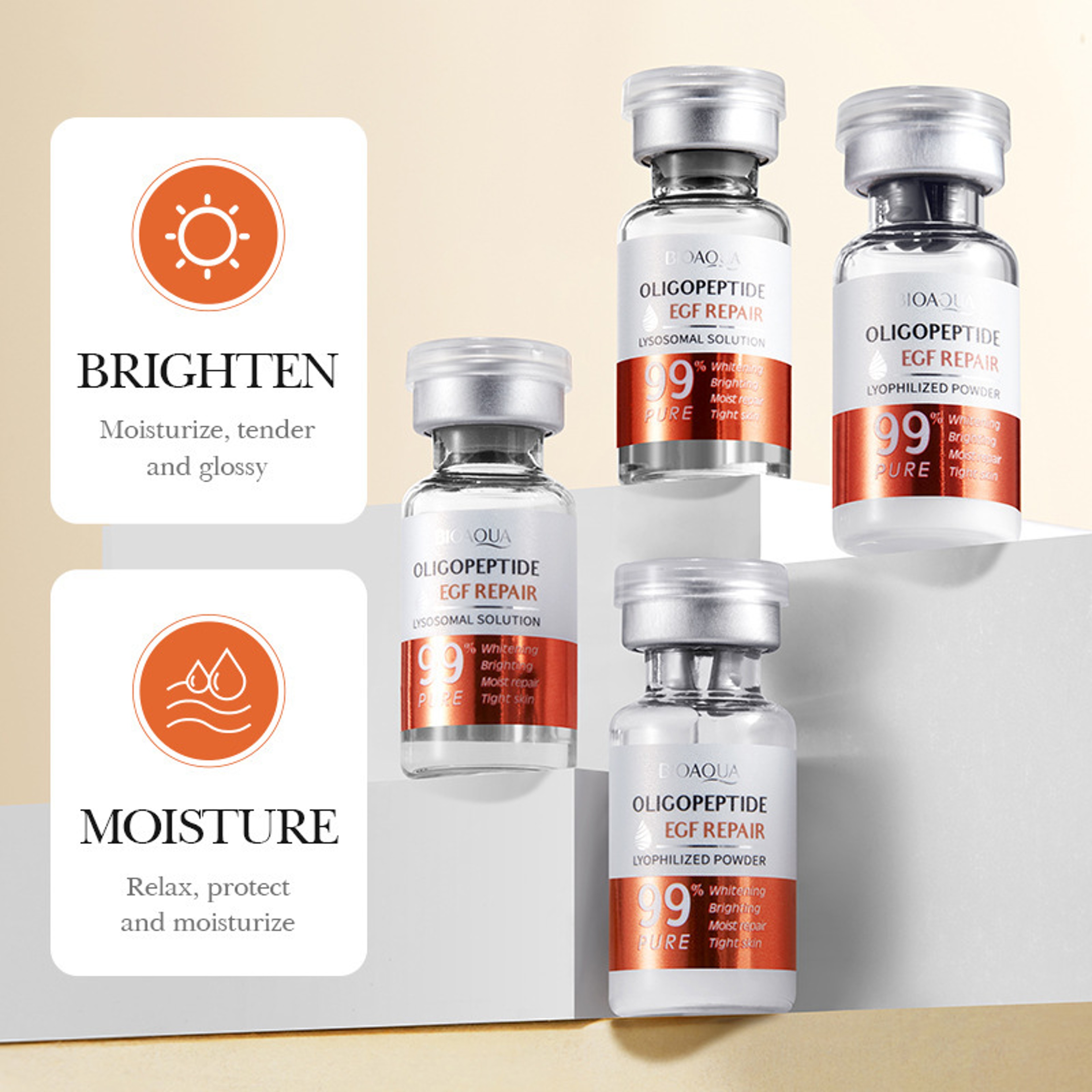 Facial Microneedling Serum Yeast FreezeDried Powder Skin Care Set AntiAging Peptides Essence To Shr 2
