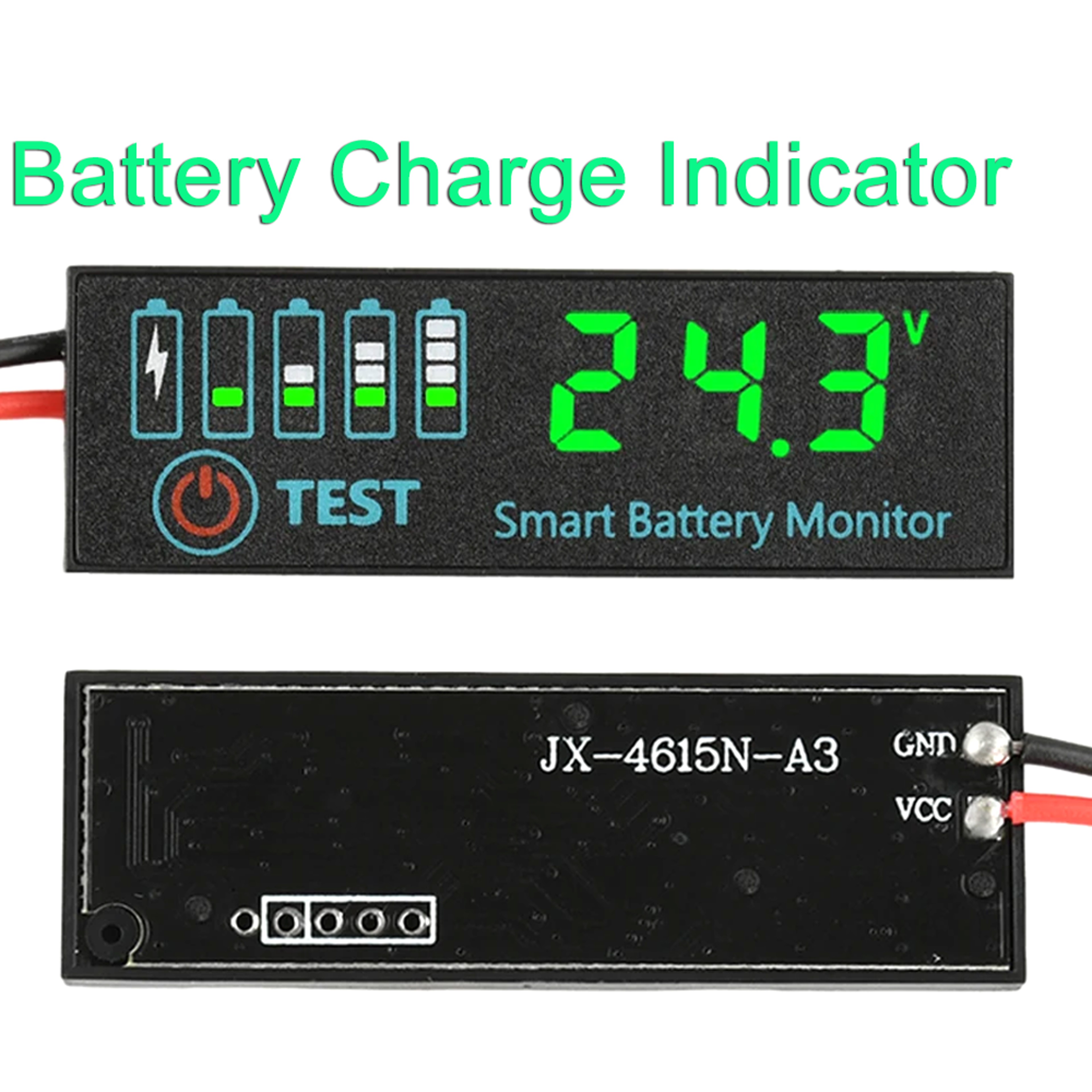 LED Indicator Acid Battery & Lithium Battery Voltage Charge Indicator, Universal Battery Charge Indicator Panel – view 1