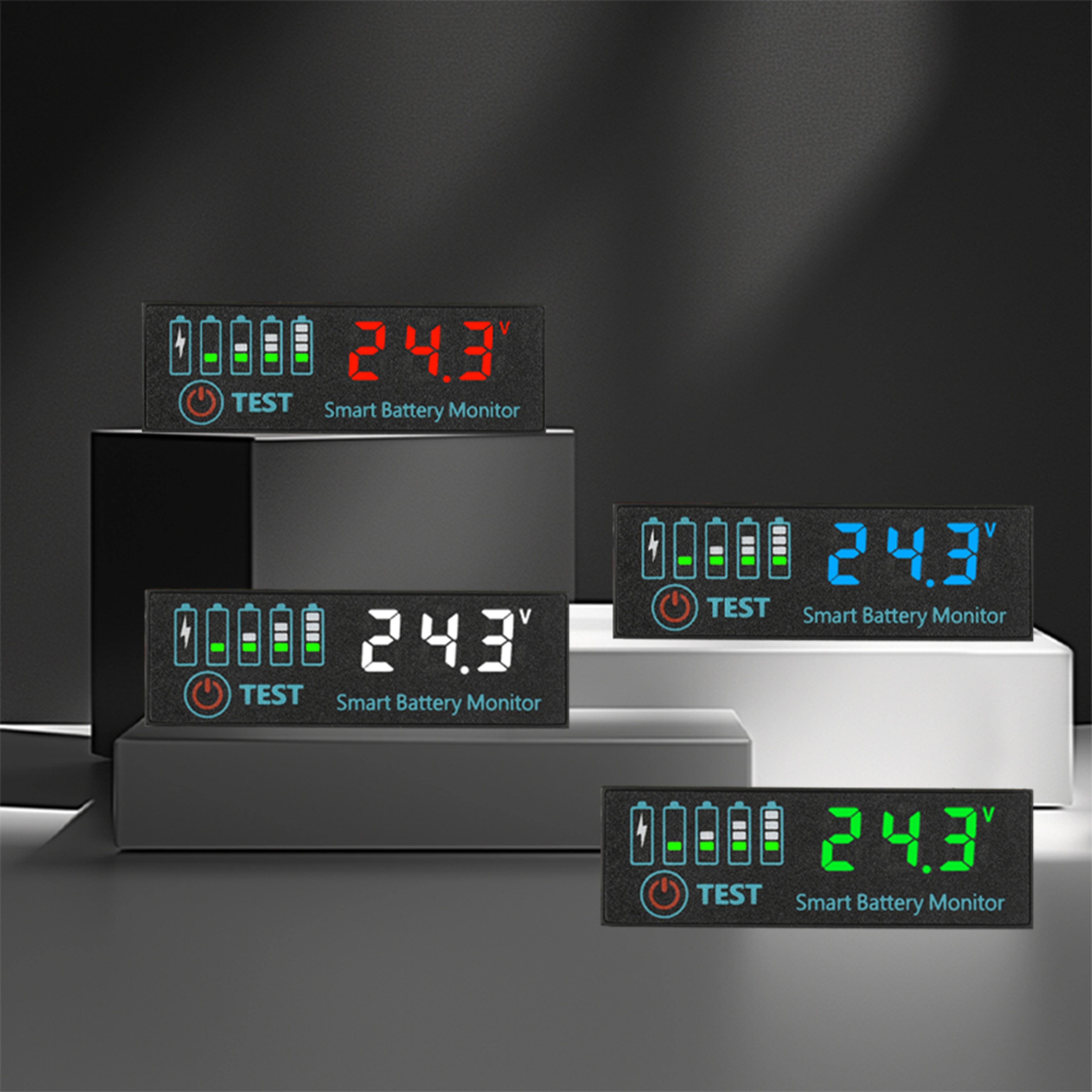 LED Indicator Acid Battery & Lithium Battery Voltage Charge Indicator, Universal Battery Charge Indicator Panel – view 4