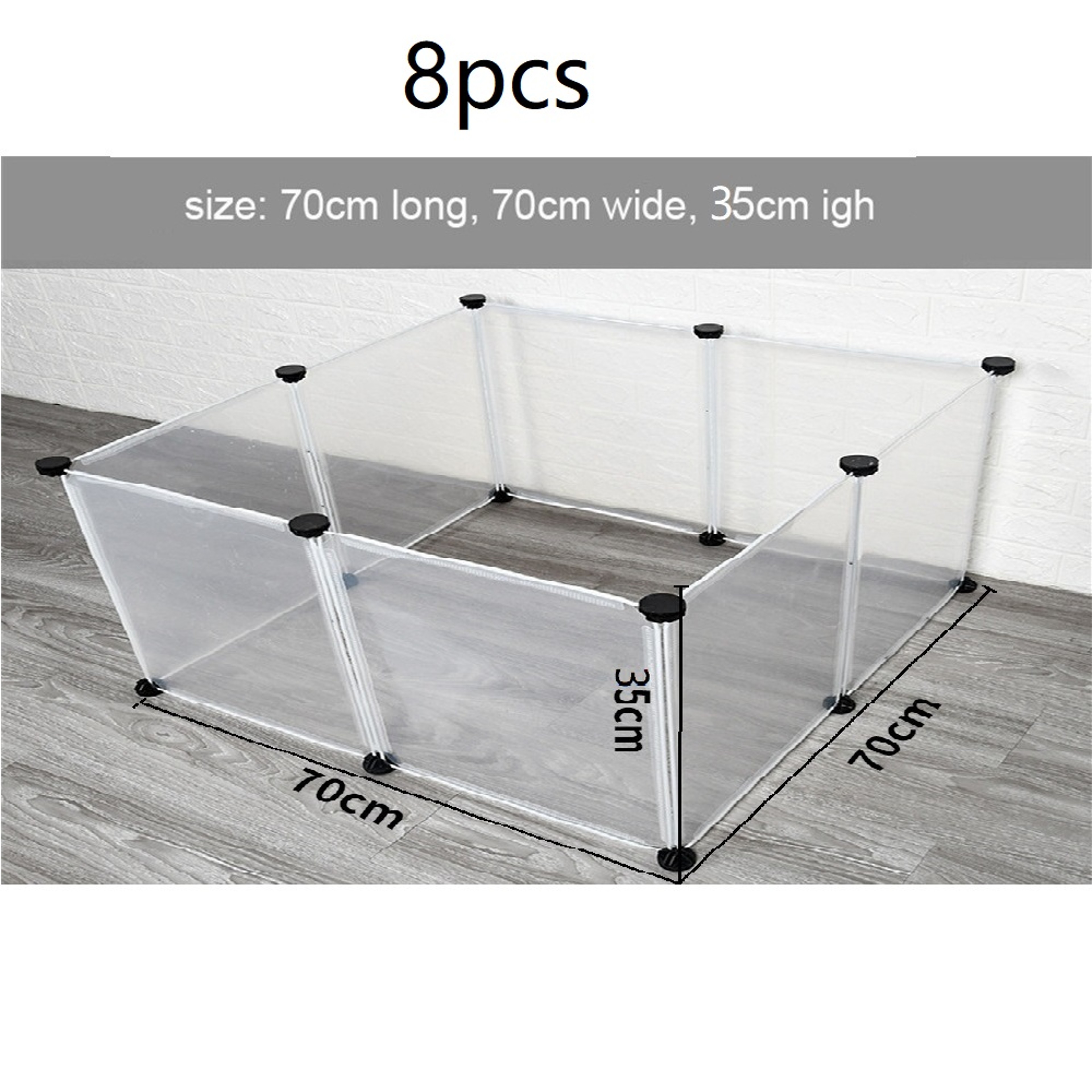 Freely Combined Small Pet Playpen Fence Foldable DIY Dog Cat Cage Yard Enclosure For Kitten Rabbit  7