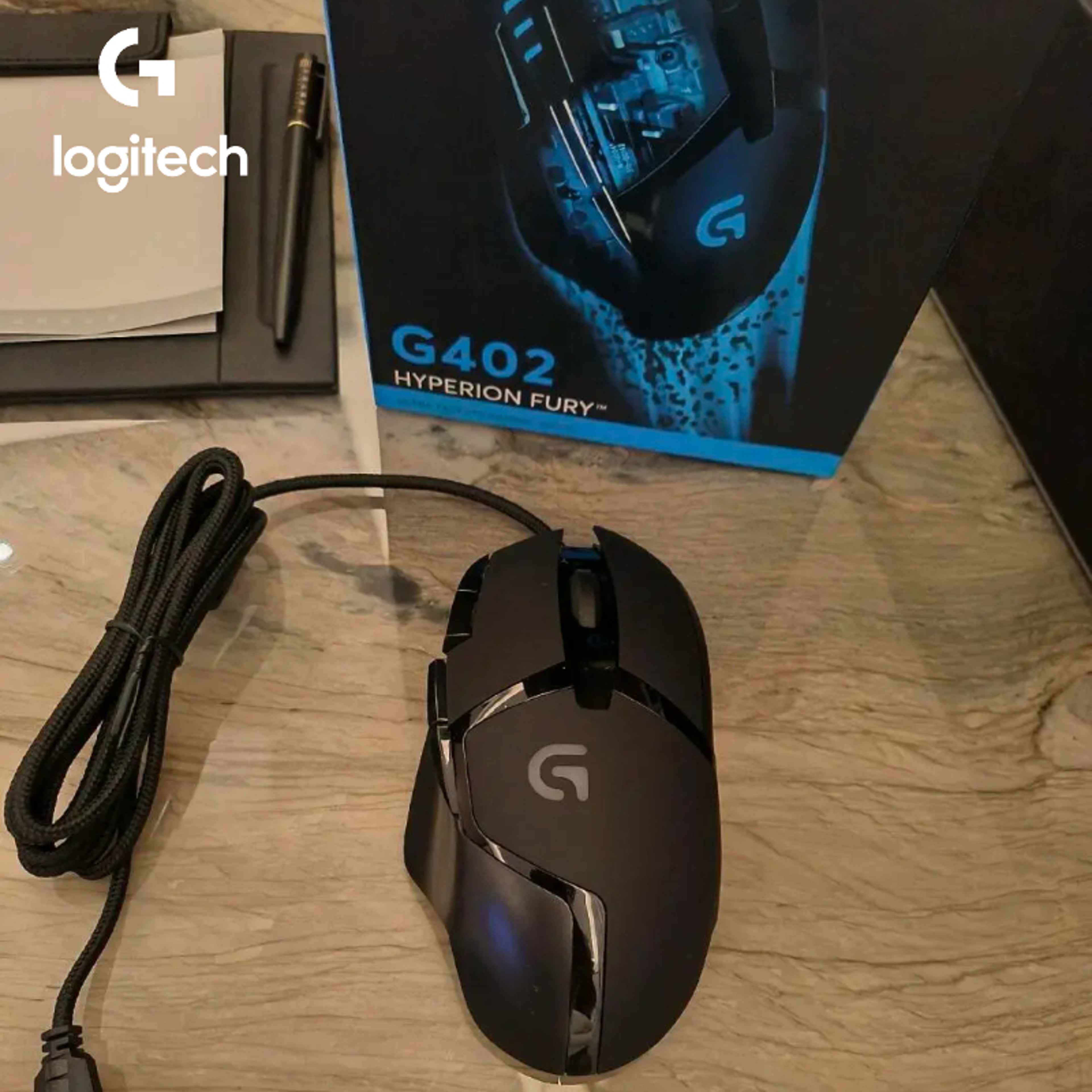 Logitech Hyperion Fury Gaming Mouse, Wired Optical Sensor, FPS Gaming Mouse for PC, Precision Computer Mouse – view 2