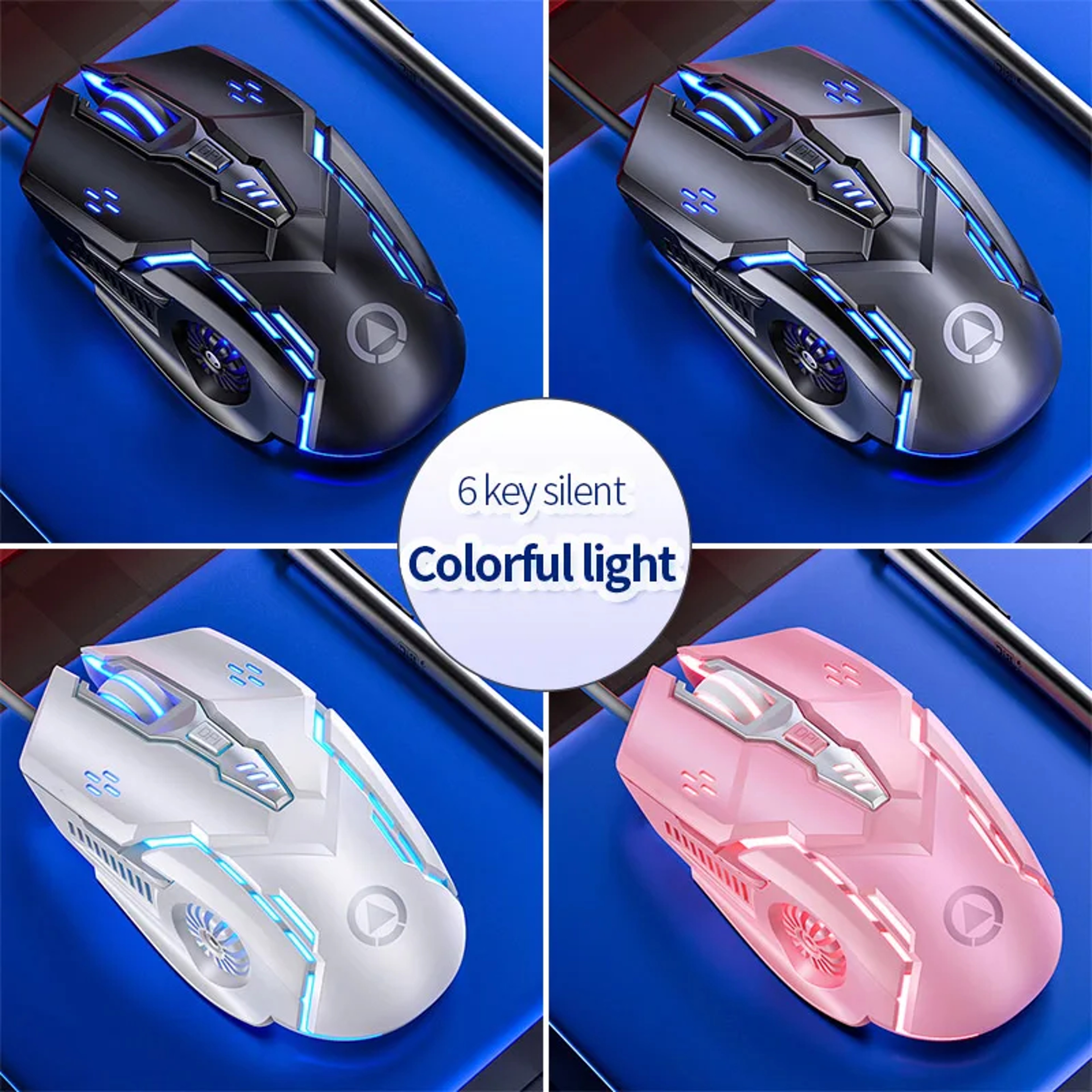 Original G5 Wired Mouse with Backlight, 6 Programmable Keys, High Sensitivity Gaming Mouse for Game Computer Tablet PC – view 6