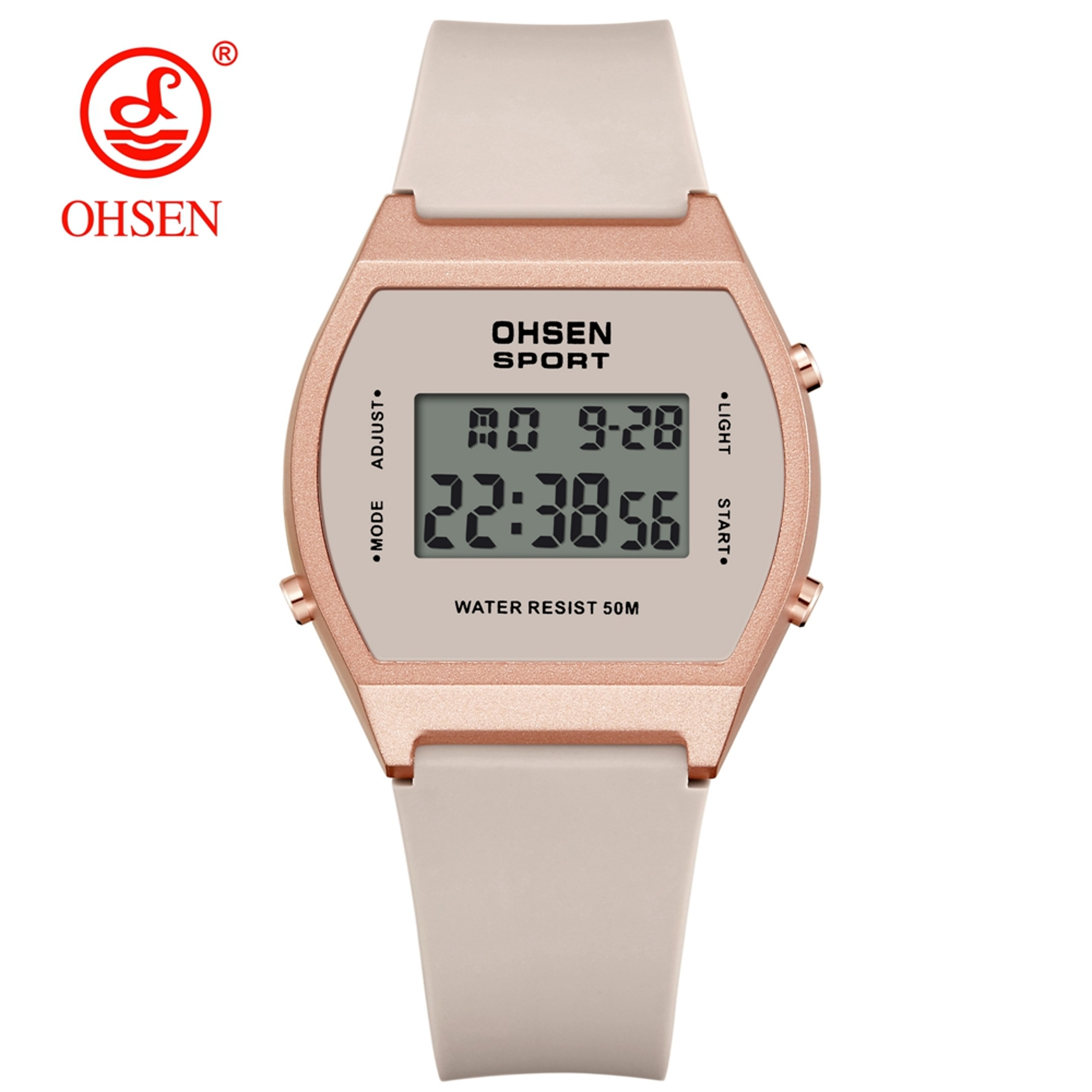 White Fashion Digital Watches for Women Waterproof, Electronic Ladies Sport Watch, reloj mujer with Alarm Clocks – view 8