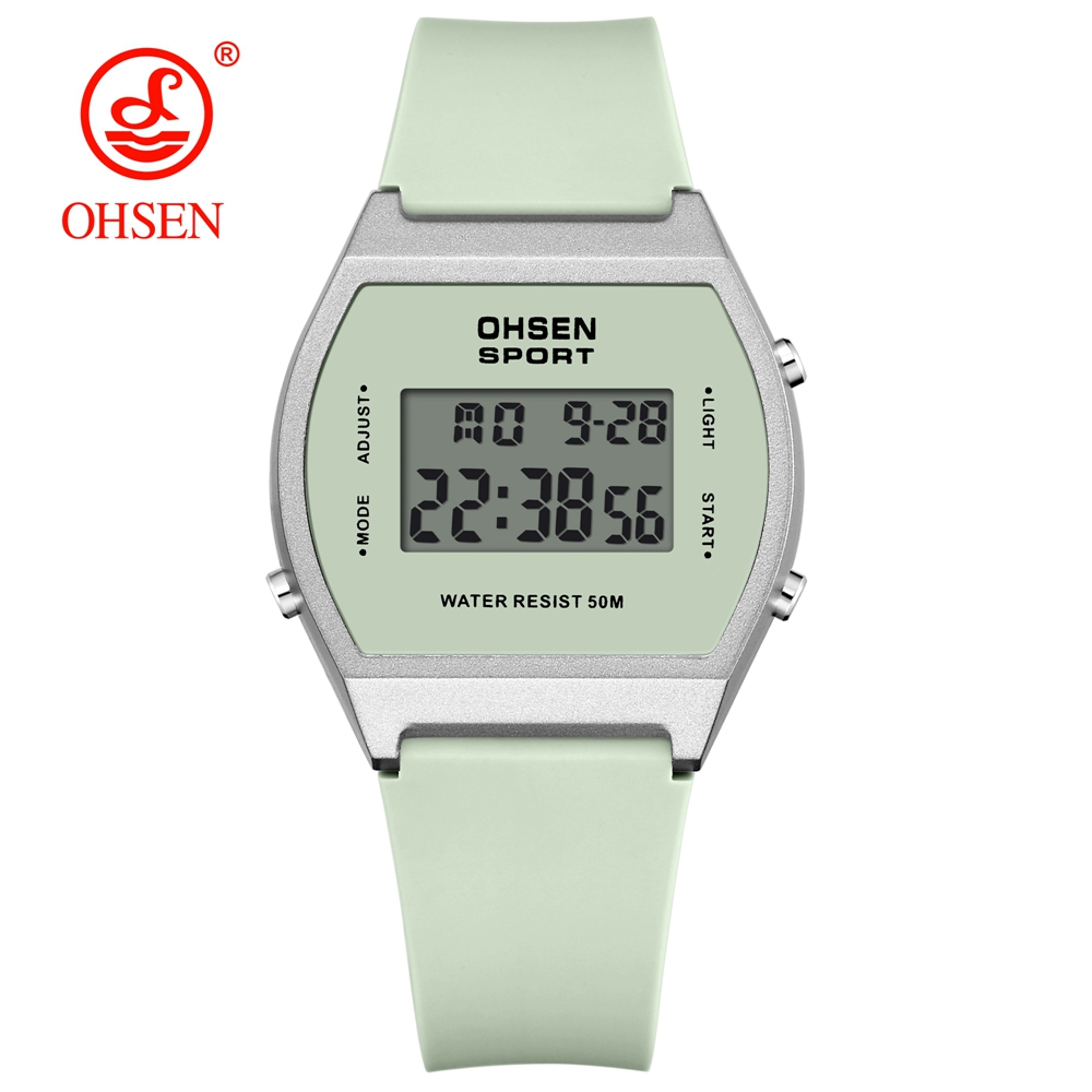 White Fashion Digital Watches for Women Waterproof, Electronic Ladies Sport Watch, reloj mujer with Alarm Clocks – view 10