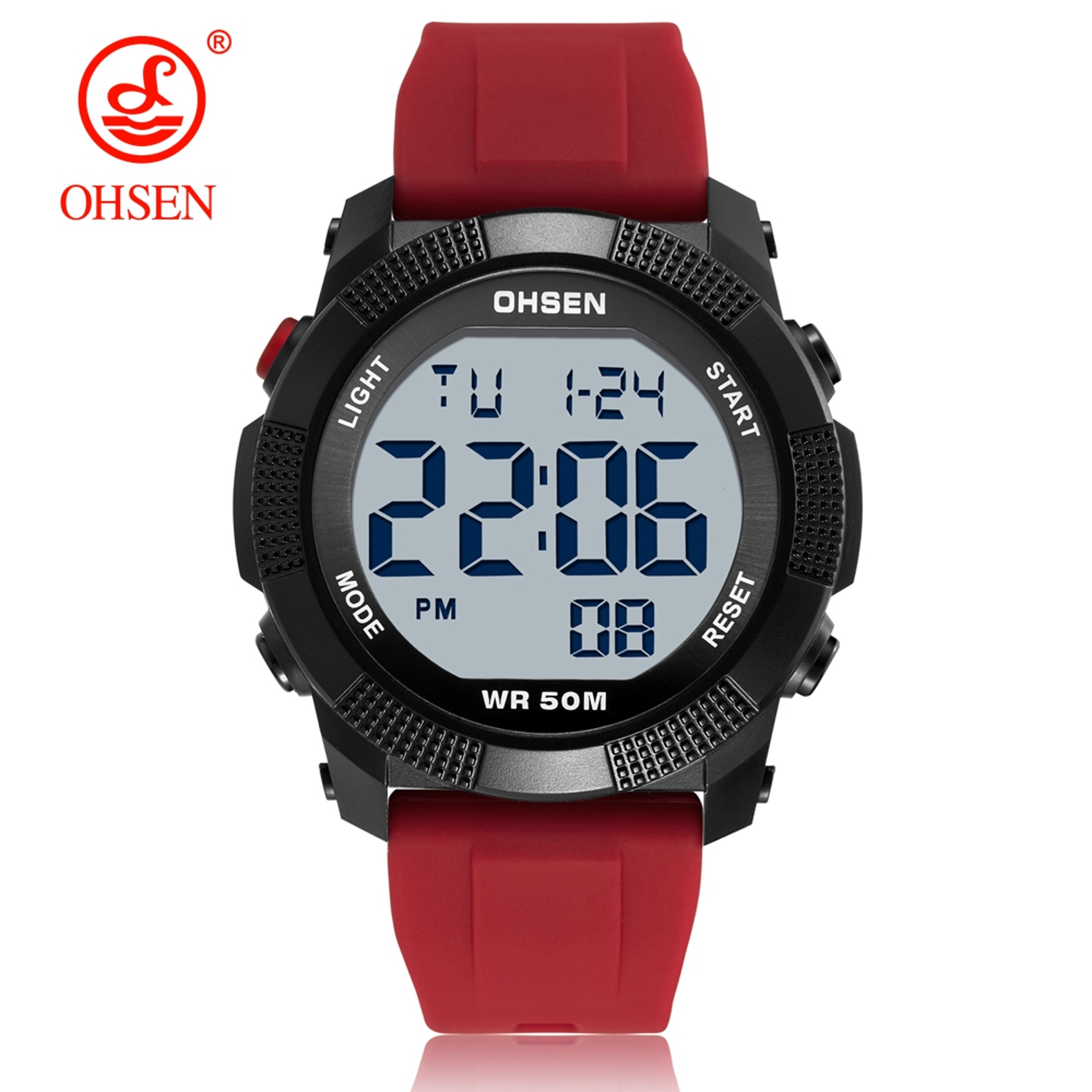 Digital Mens Watches 50M Waterproof, G Style Outdoor Sport Watch for Men, Red Tactical Electronic Wristwatch Gift – view 10