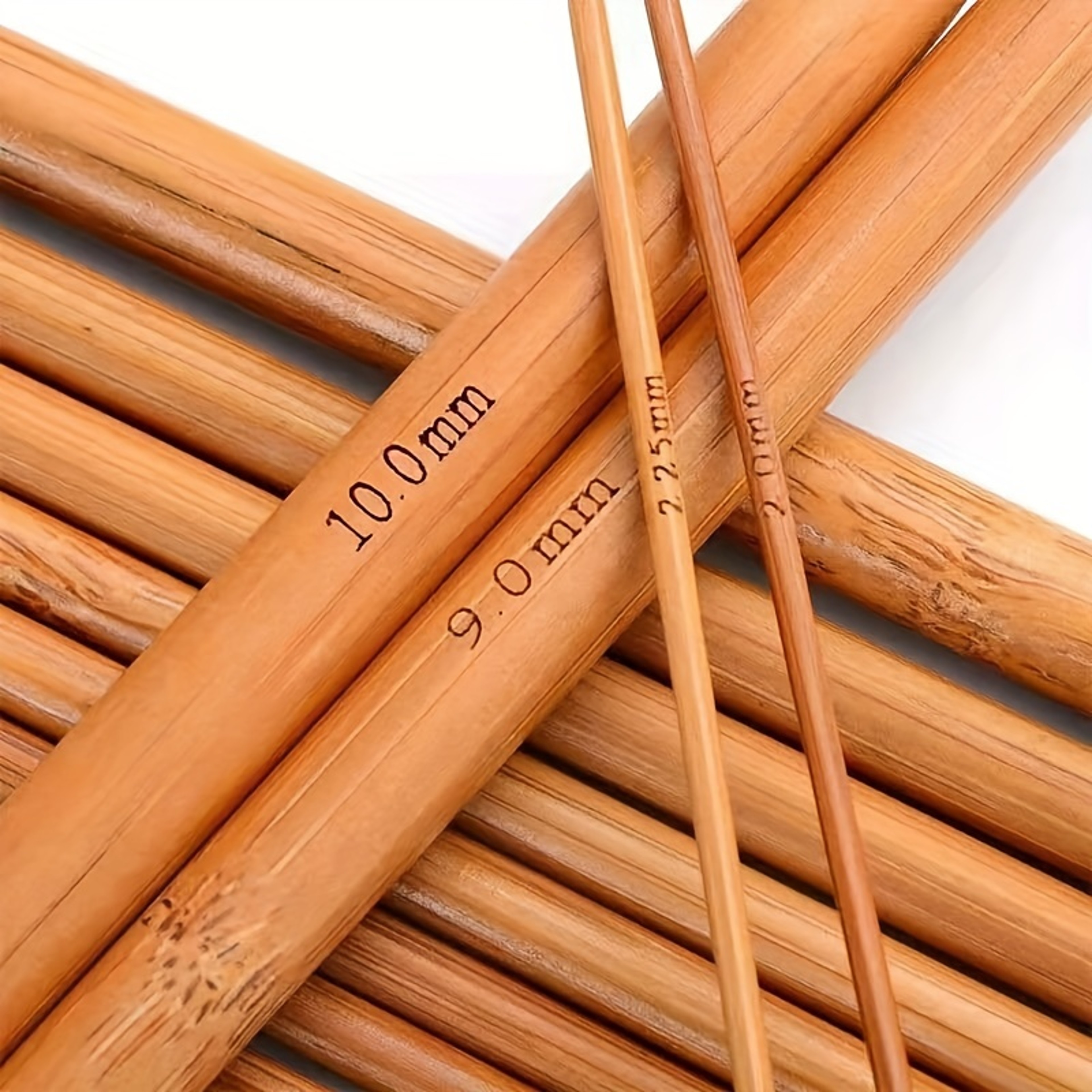 36cm Carbonized Sweater Knitting Needle Set, Thick & Long Knitting Needles for Hats, Scarves, and Sweaters Durable – view 6