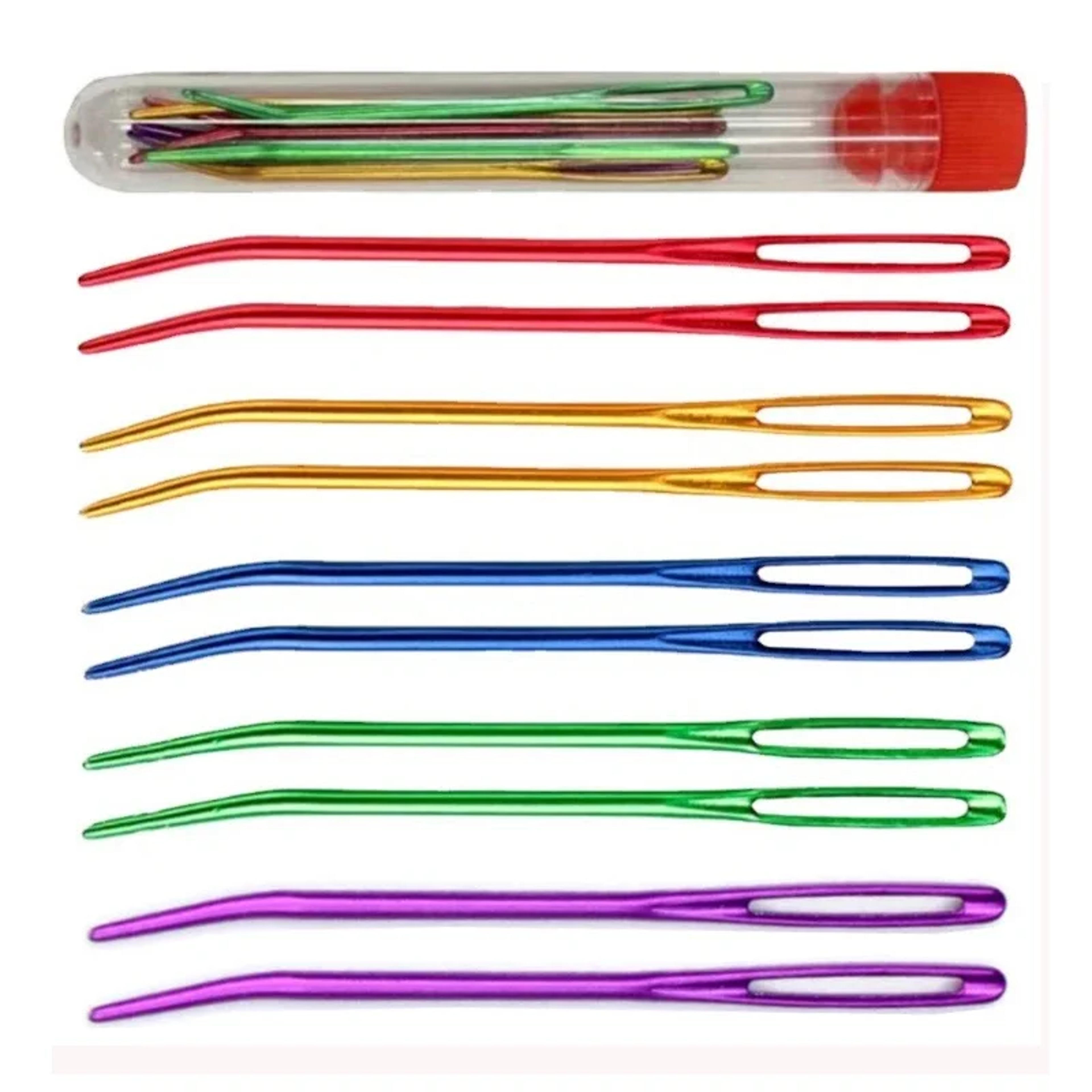 Big Eye Curve Bent Needle, Yarn Knitting Weaving Needles for Crochet, Tapestry & DIY Sewing Accessories – view 1
