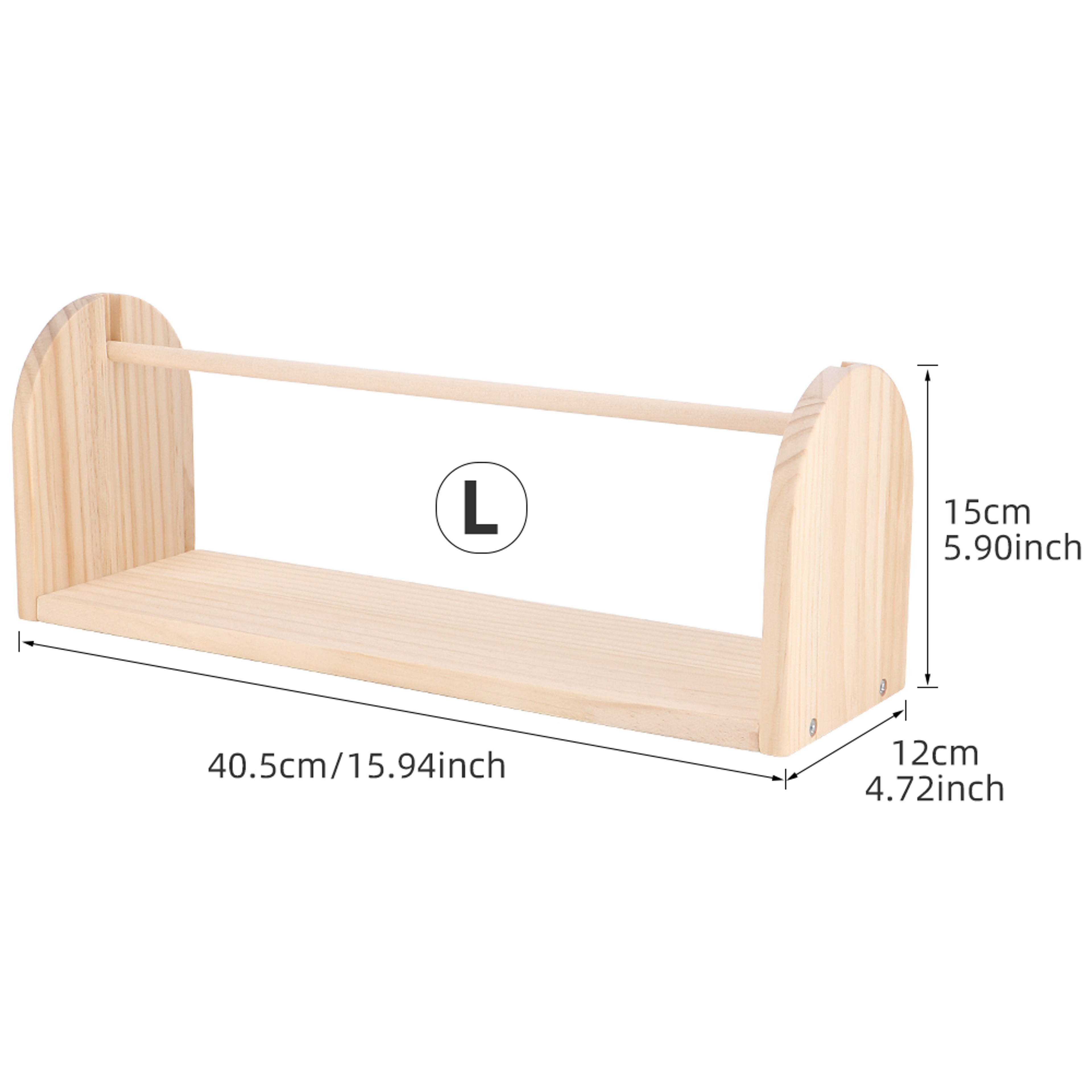 Wooden Crochet Yarn Holder Revolving Yarn Ball Storage for Knitting and Crafting – view 8