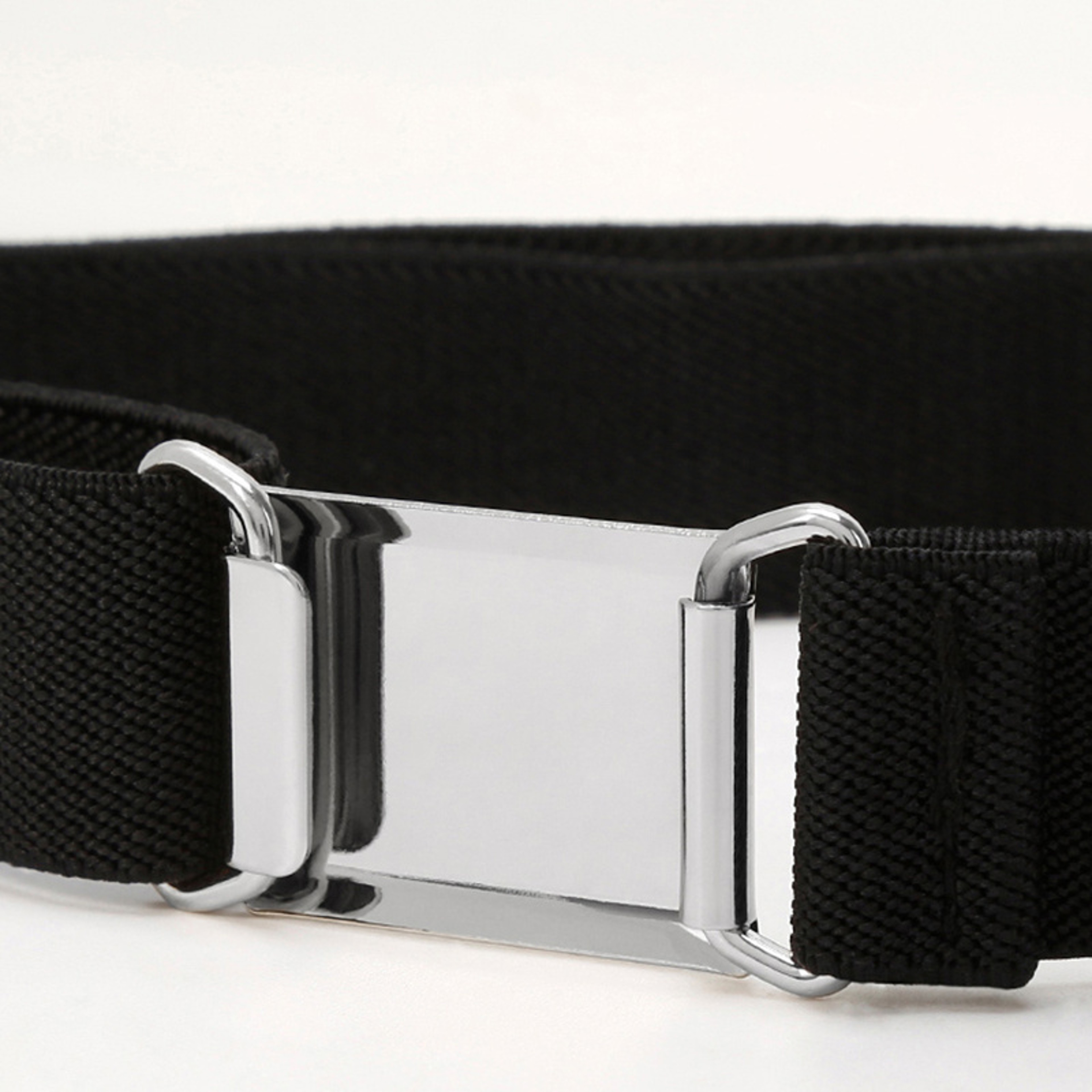 Comfortable Women Adjustable Elastic Stretch Belt, Invisible Waist Belt for Jeans Pants, Dress Square Easy Buckle – view 4