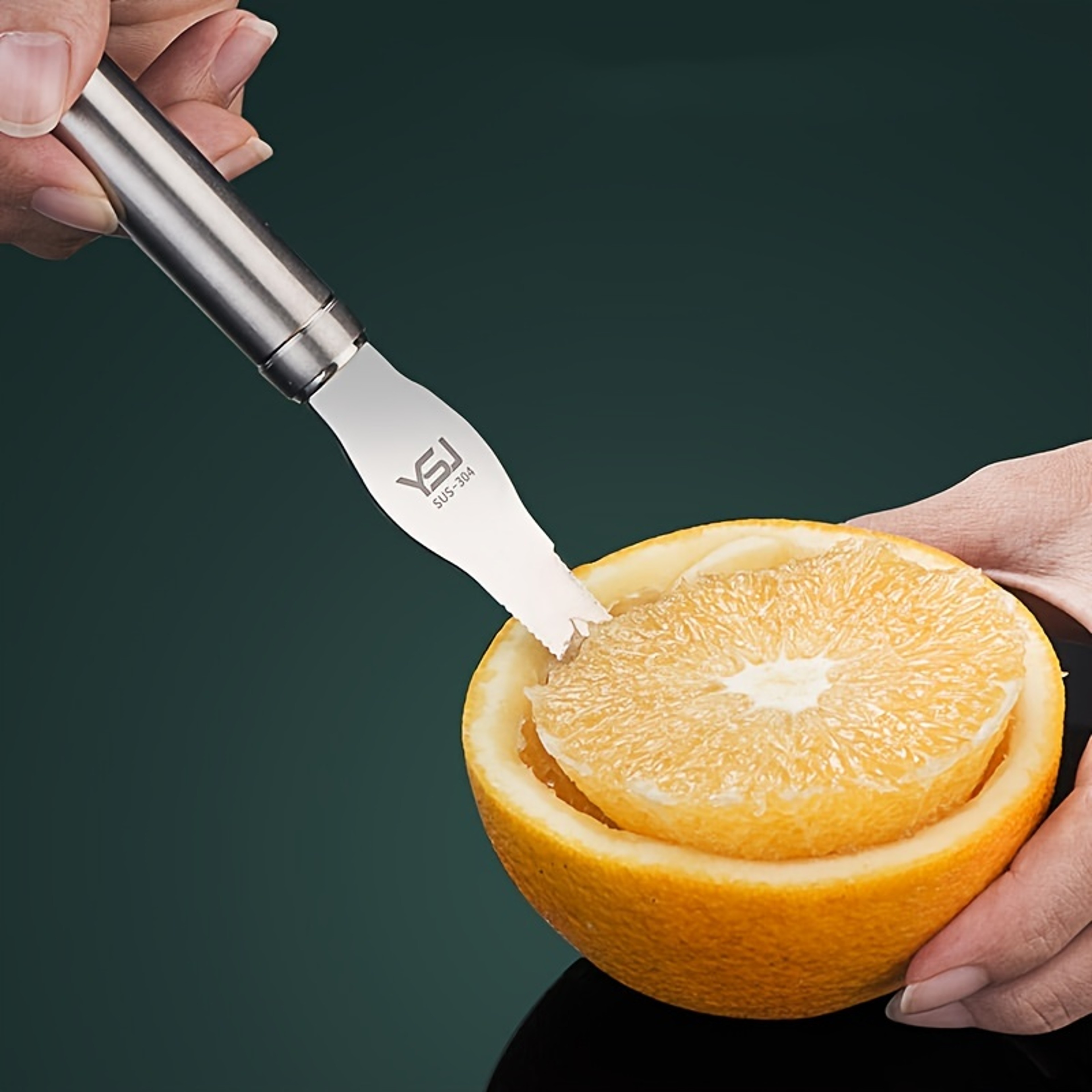 Stainless Steel Citrus Peeler 1pc, Lemon Peeler Easy Open, Vegetable Slicer, Fruit Tools, Kitchen Accessories Gadgets – view 6