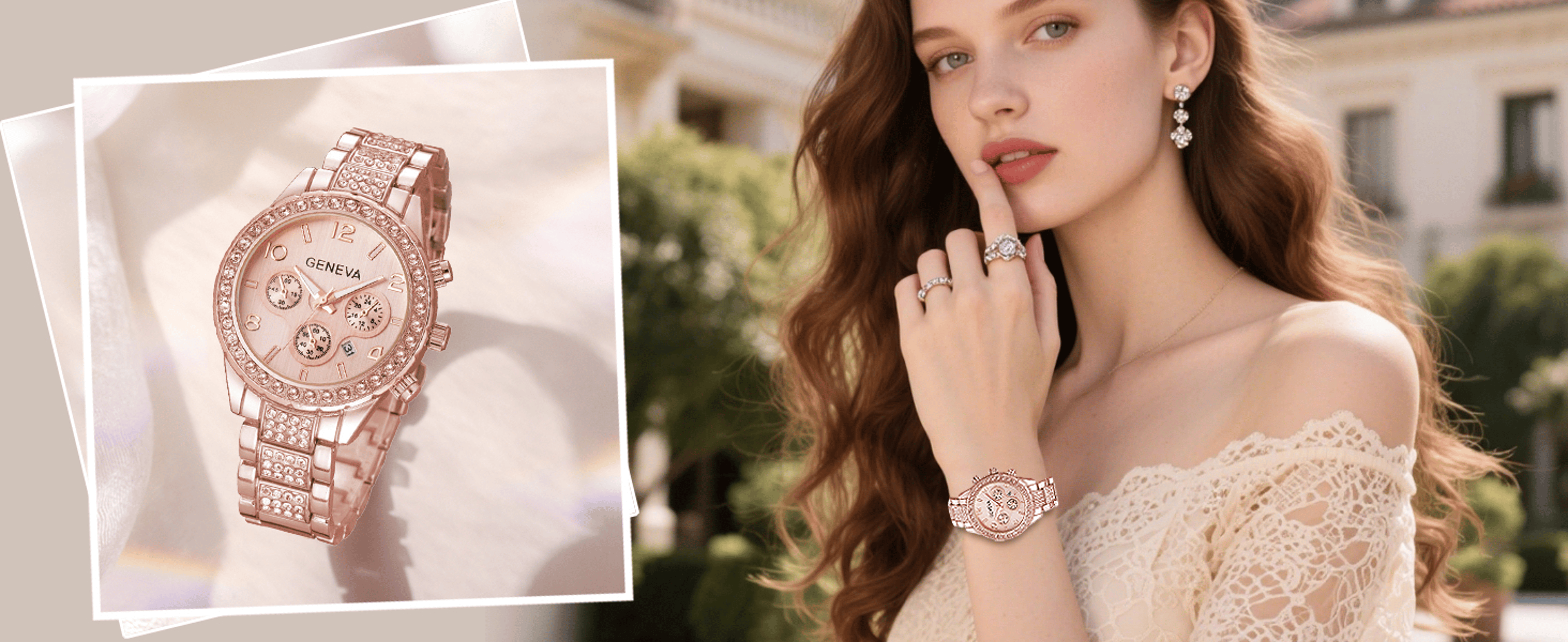 Waterproof Luxury Women's Watch Classic Stainless Steel Quartz Crystal Dial – view 10