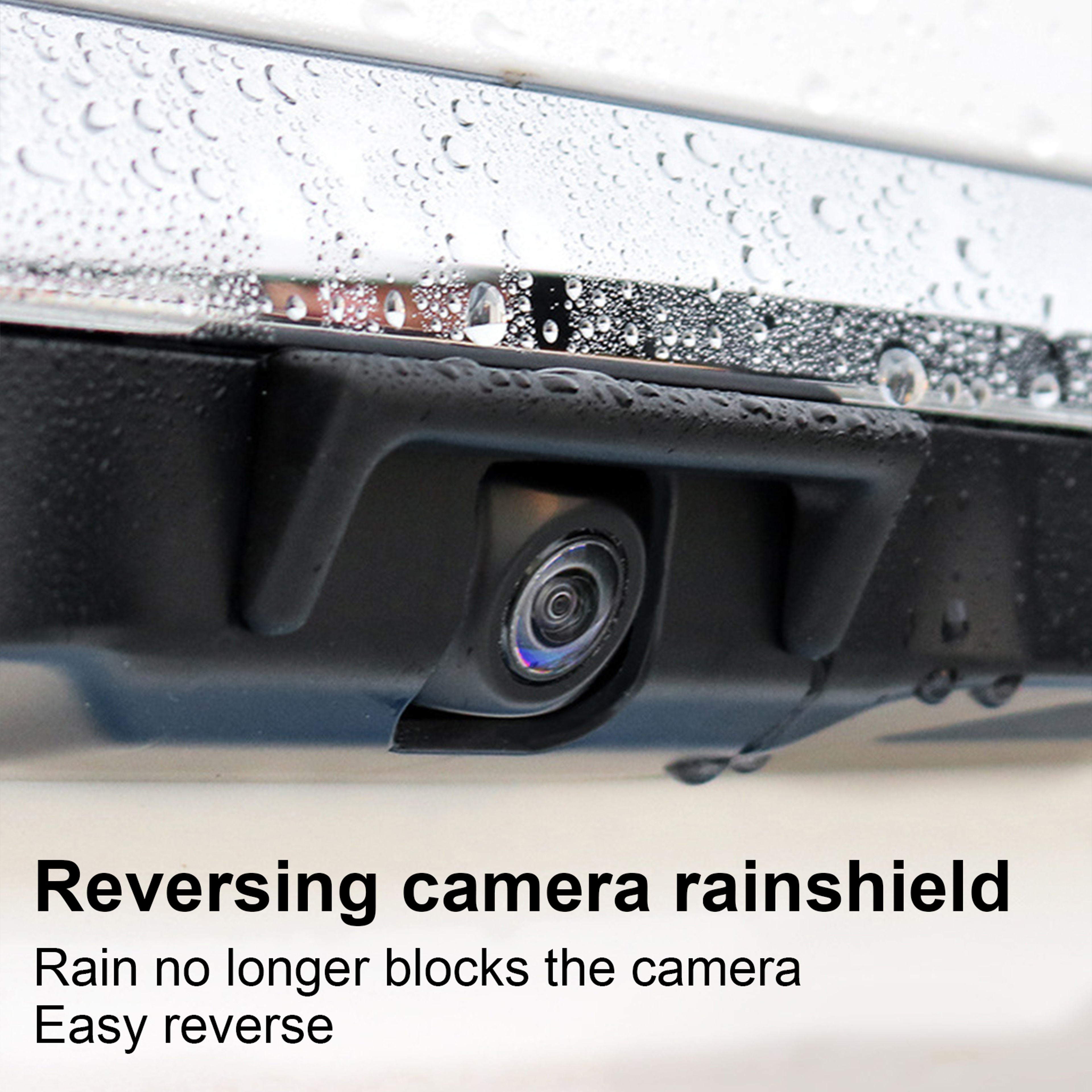 Universal Rear Camera Rain Shield Cover for Clearer Parking Visibility – view 2