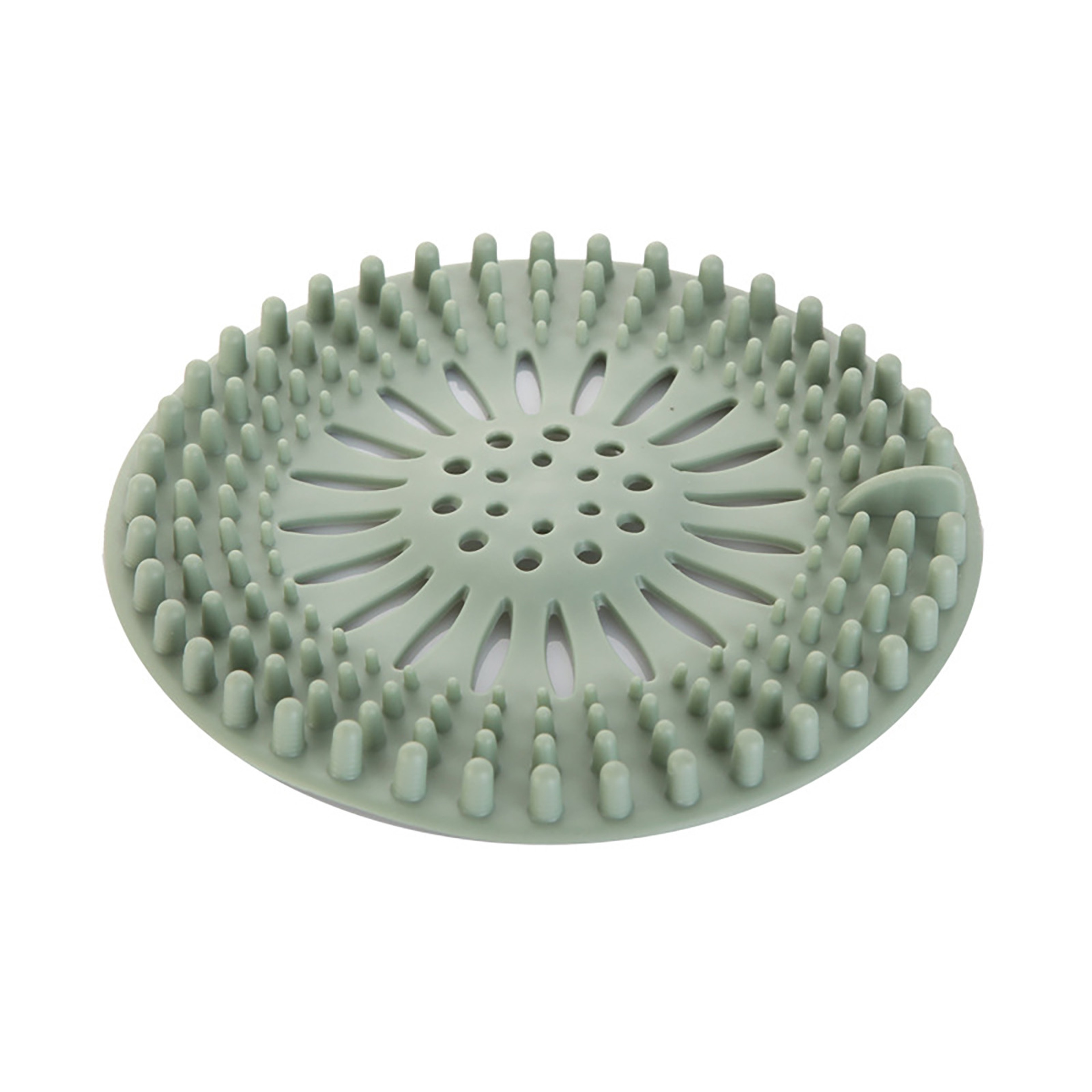 Silicone Shower Drain Hair Catcher  Sink Strainer Hair Filter For Bathroom 2