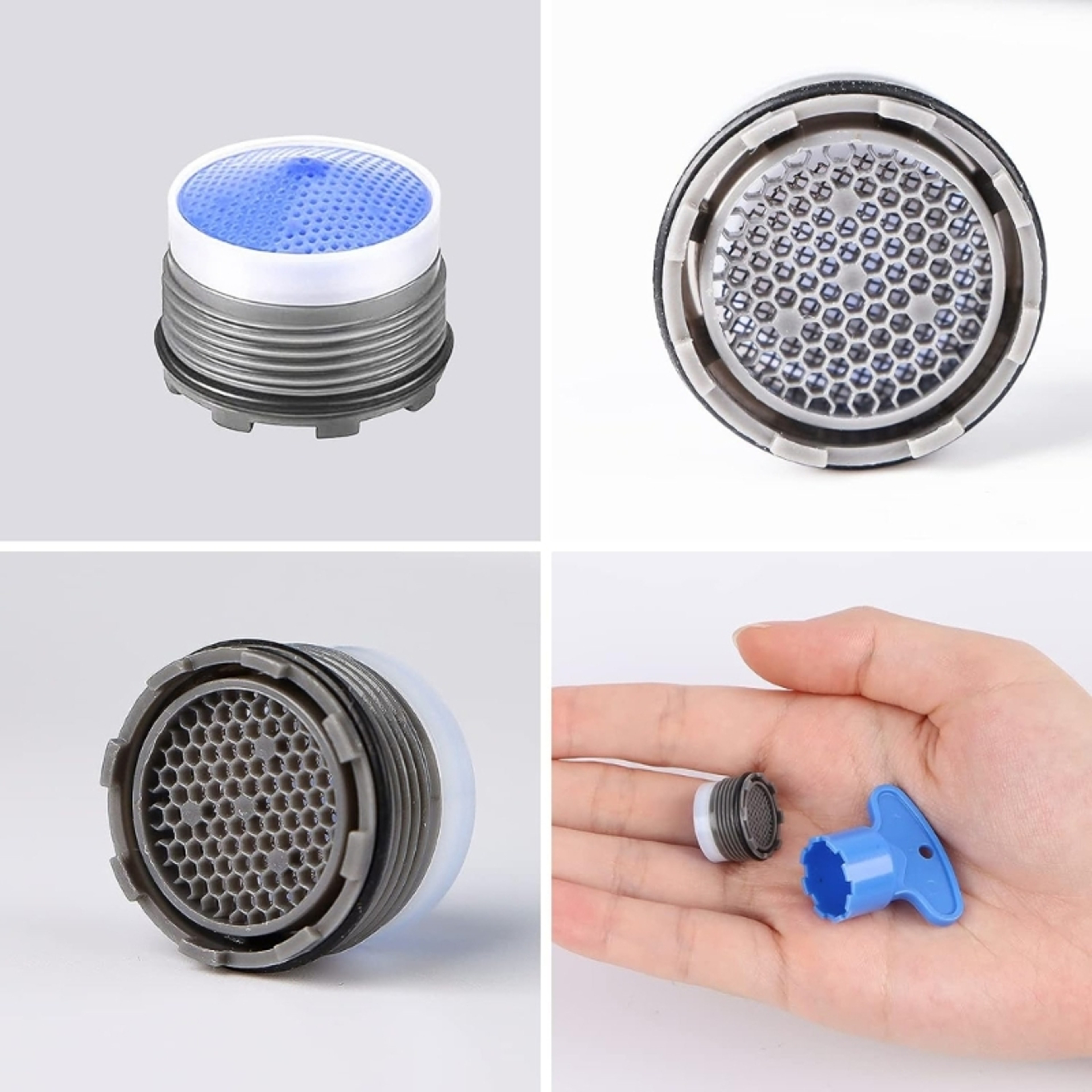Premium Pack Faucet Aerator with Water Saving Flow Restrictors and Keys – view 3