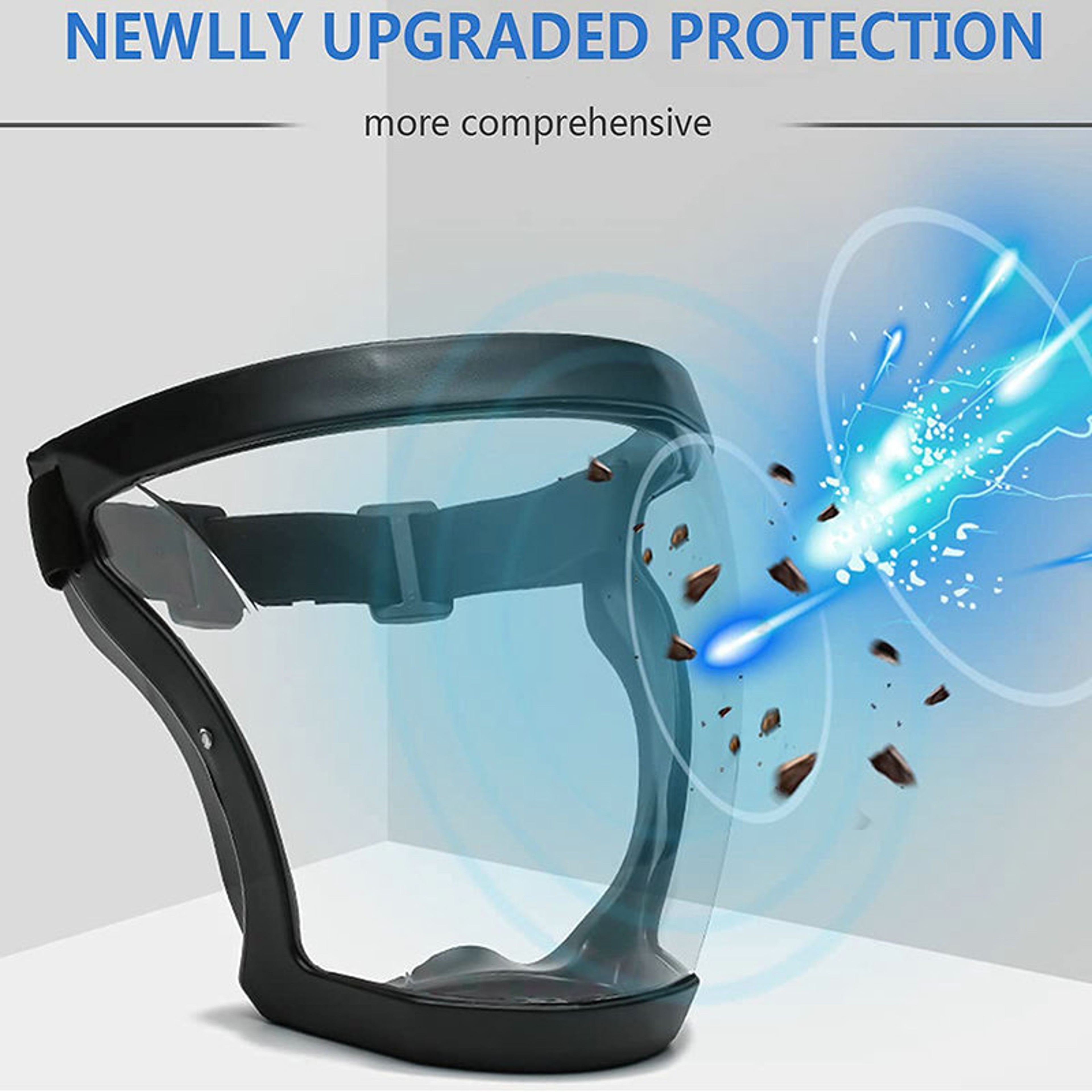 Color Transparent Full Face Shield For Safety  Eye Protection 4