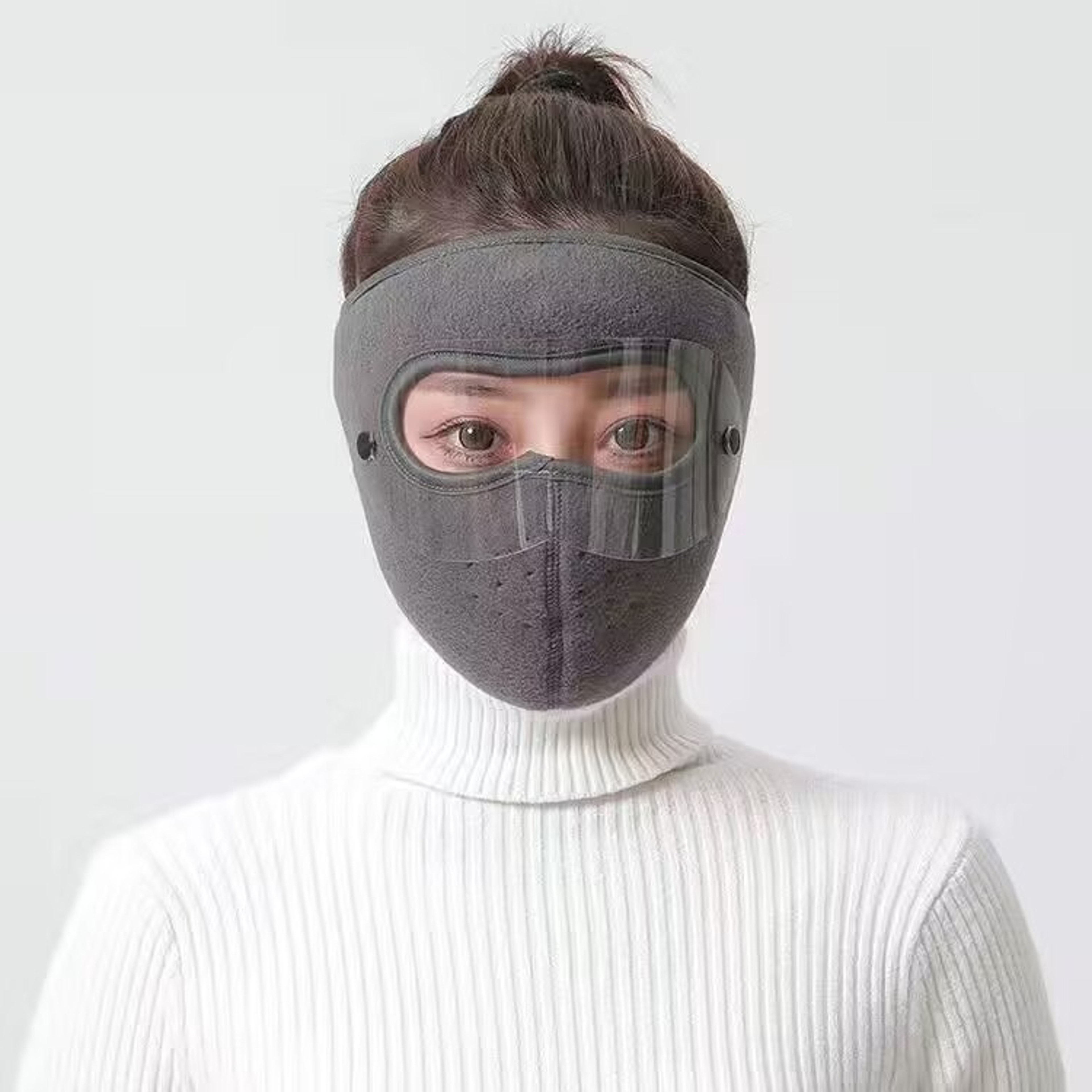 Winter Ski Face Mask With Goggles For Cold Weather Cycling 9