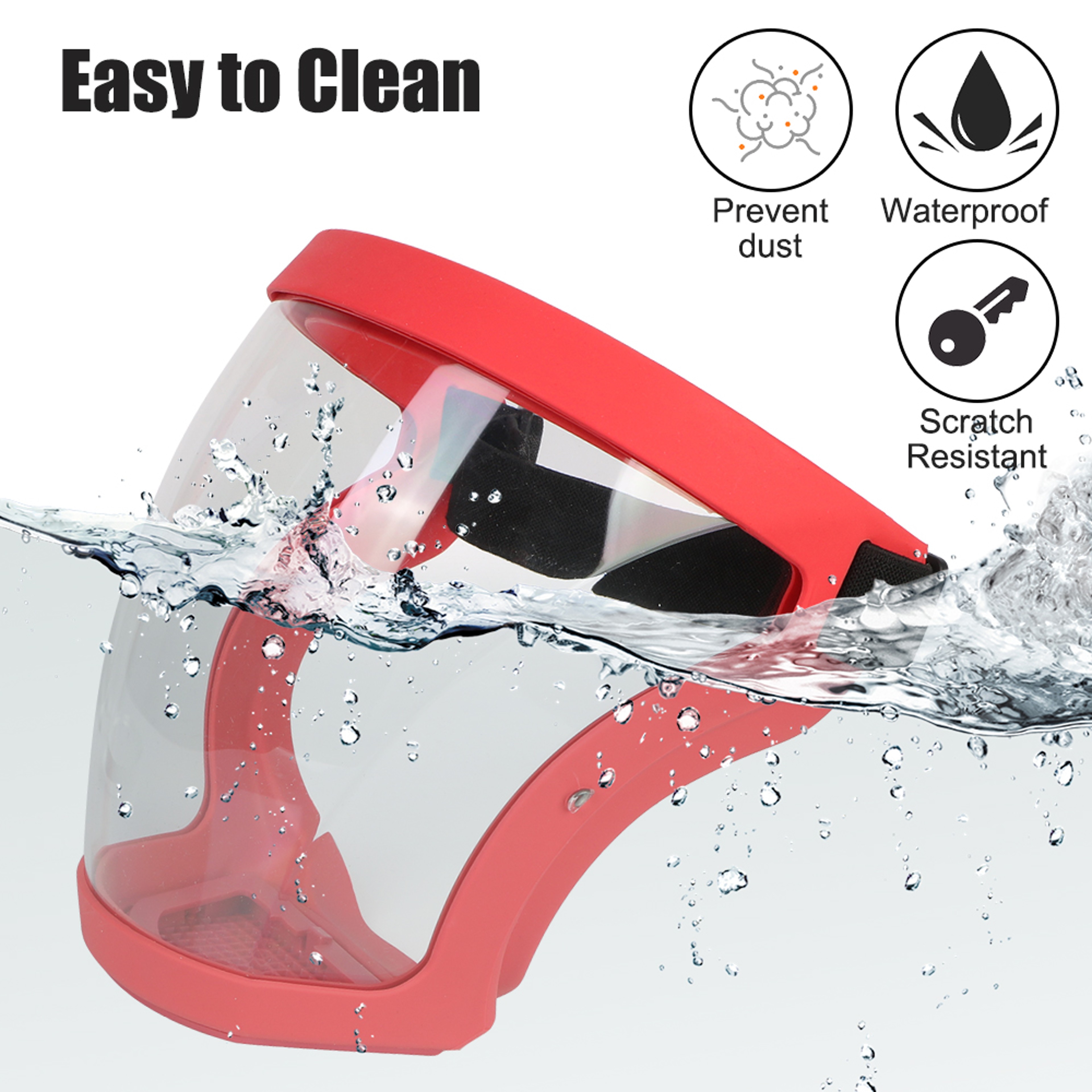 Protective Full Face Shield With Filters For Motorcycle  Cycling 3