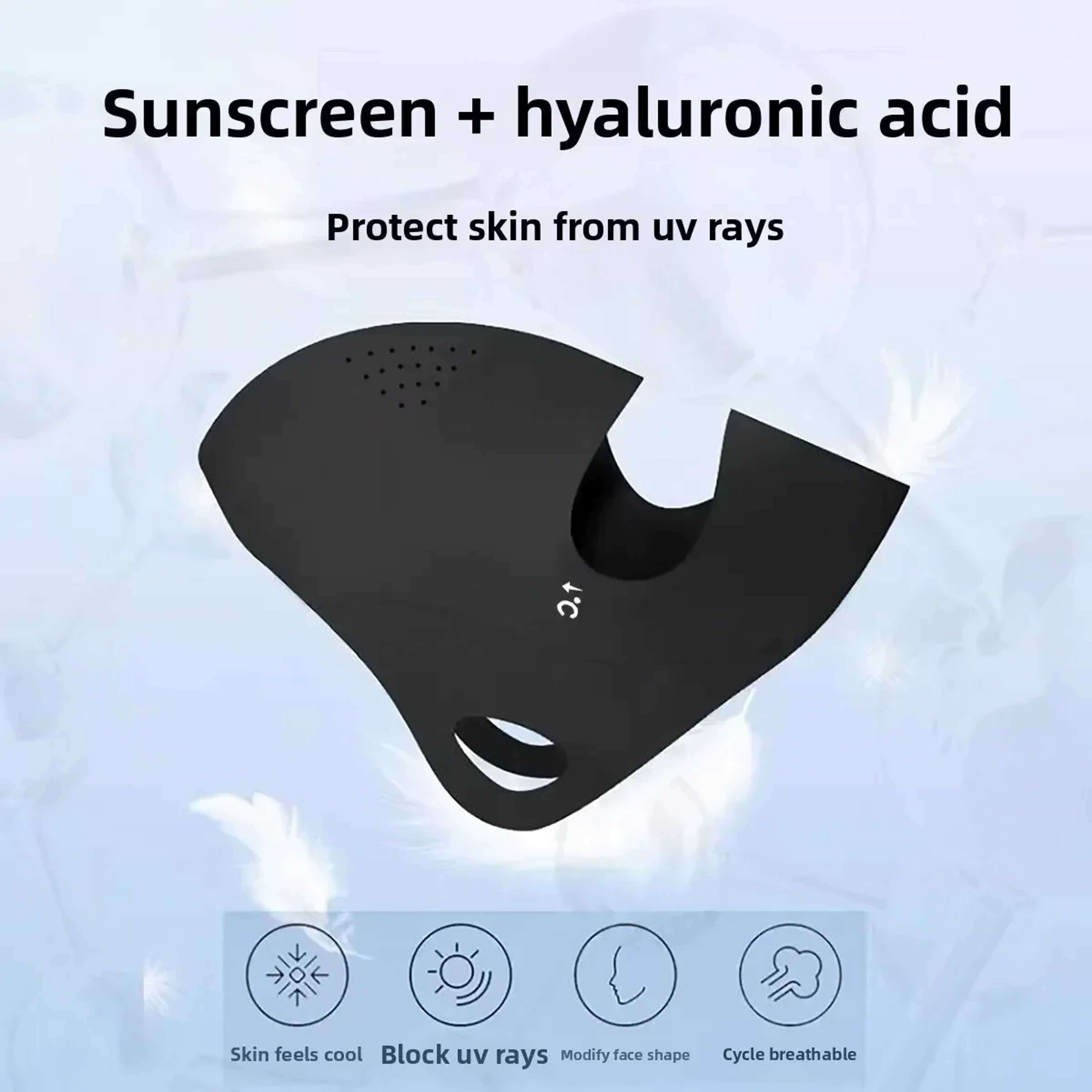 Women Summer UV Protection Face Mask Adjustable Full Face Sun Shield For Hiking  Cycling 4