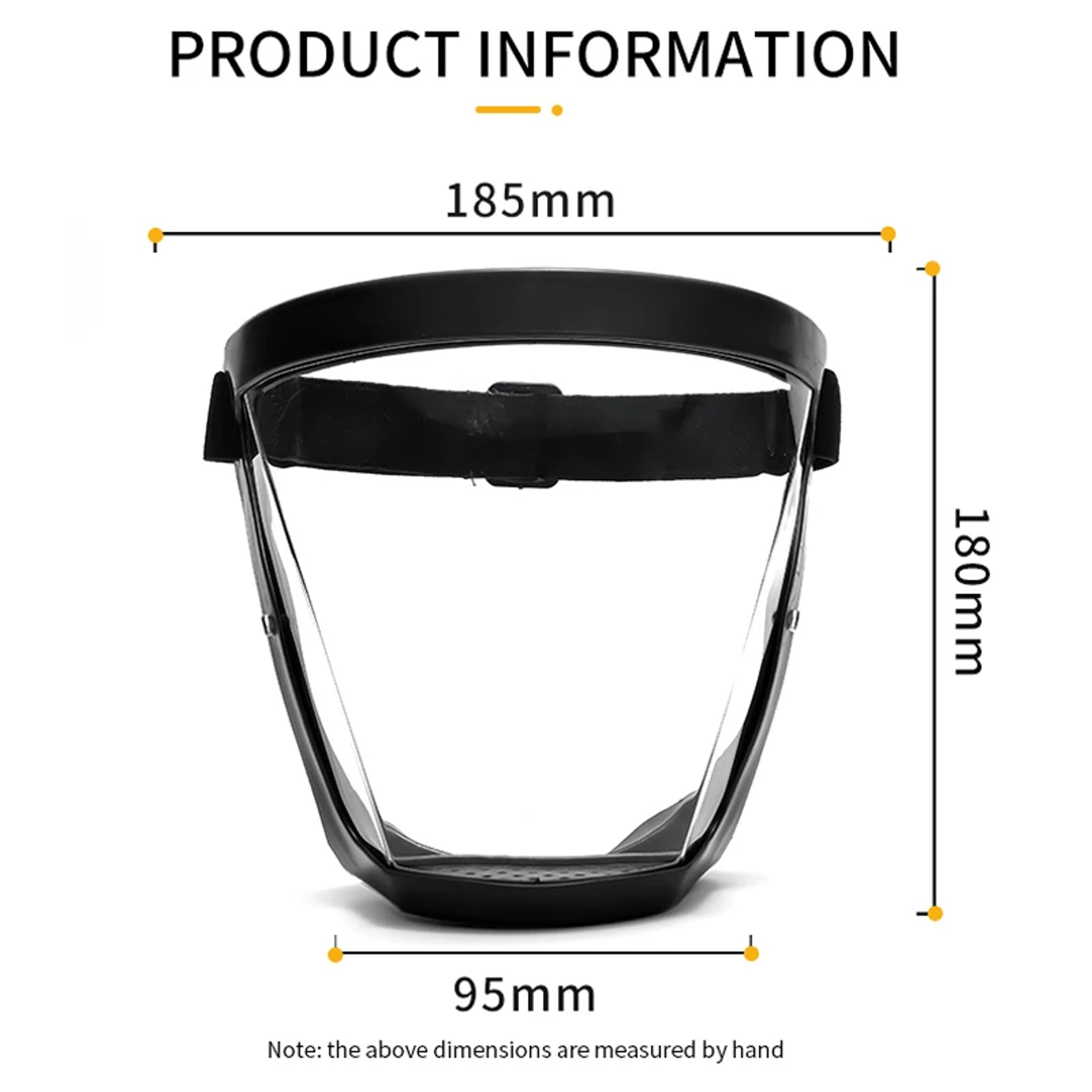 Reusable Full Face Shield Mask For Home  Work Anti Fog Dustproof Protection 5