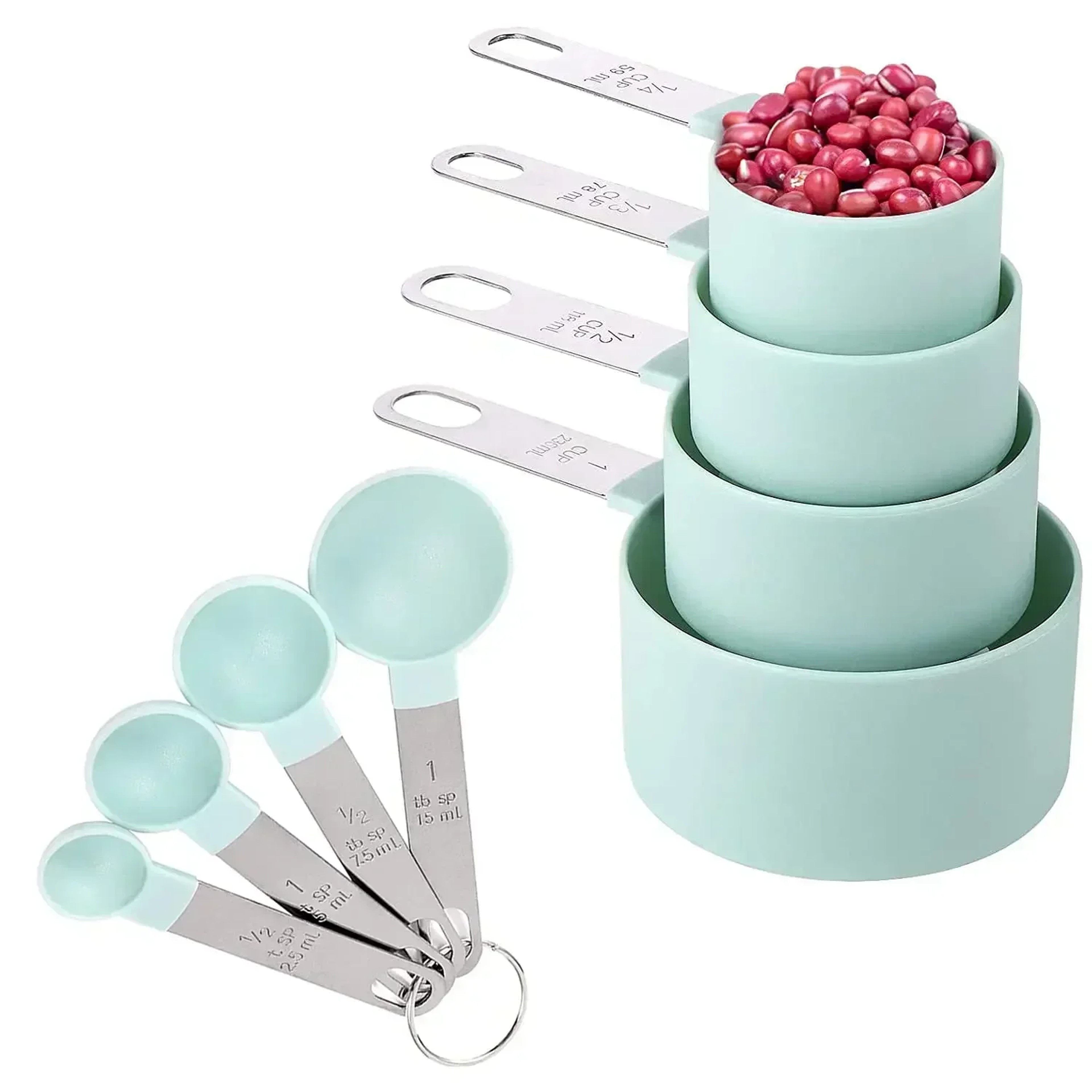 PrecisionNest Measuring Cups And Spoons Set For Baking  Cooking 0