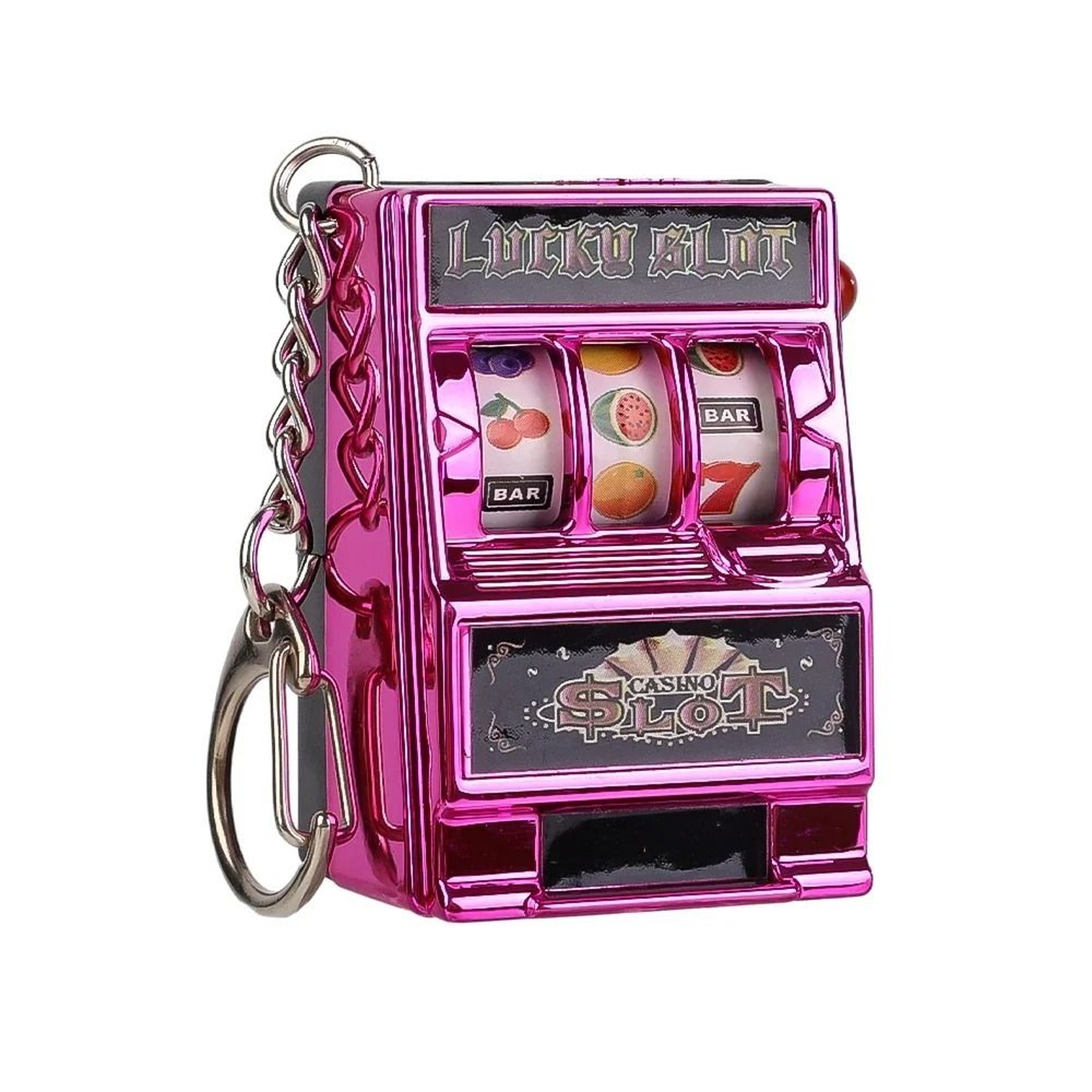 Lucky Spin Mini Slot Machine Keychain Toy for Stress Relief & Pocket Arcade Fun – view 10