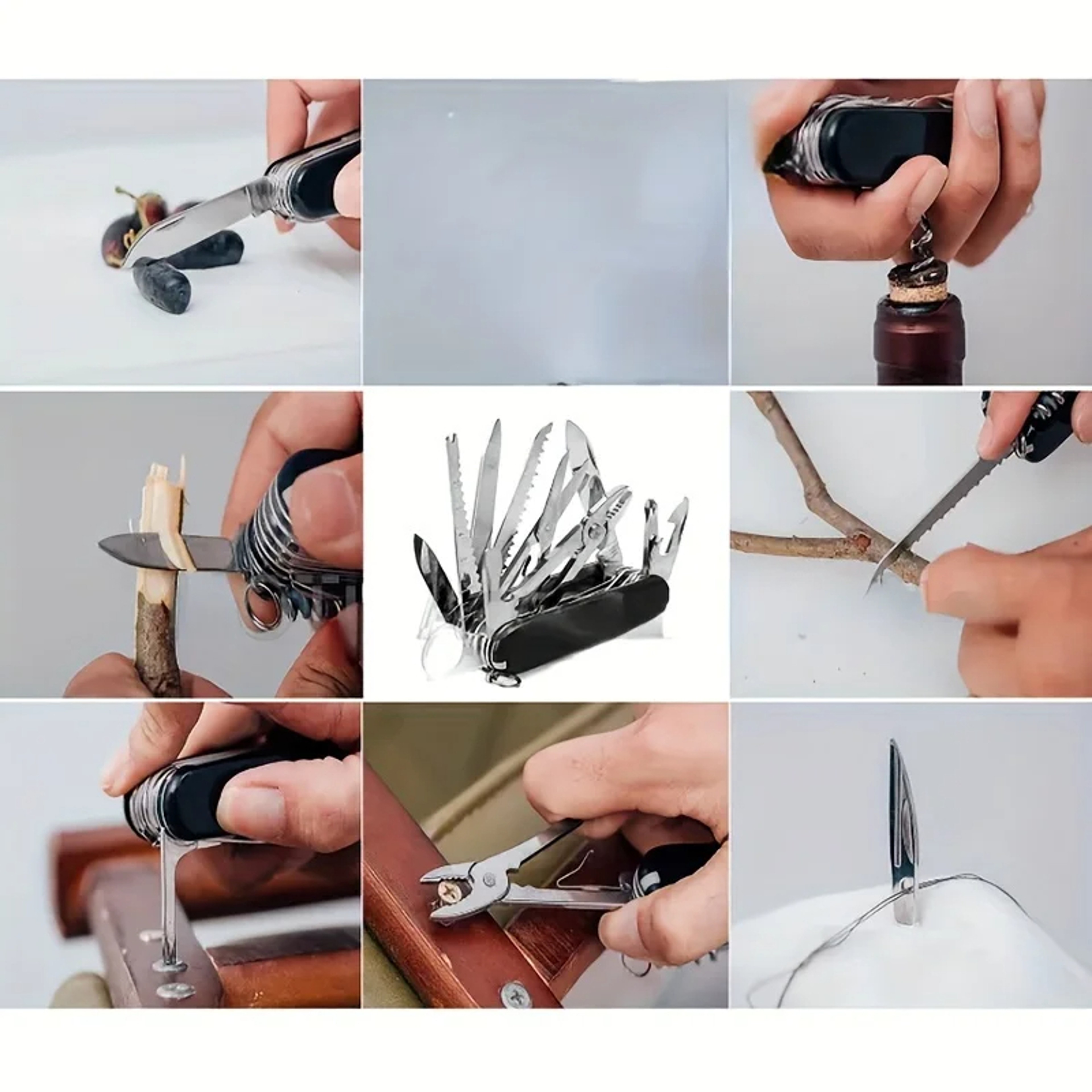 Multifunction Pocket Knife  Screwdriver Tool For Camping Hiking  Everyday Repair 4