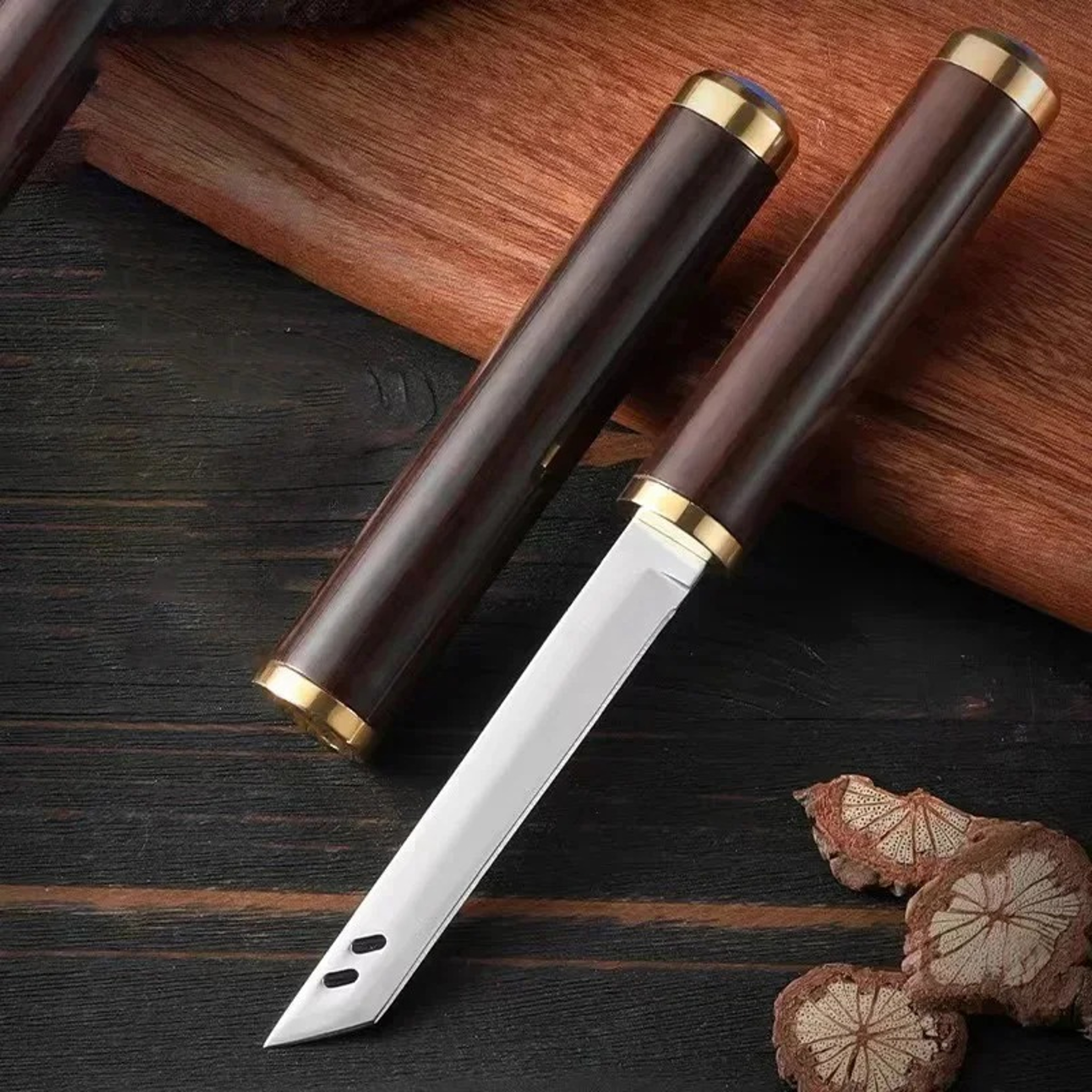 Portable EDC Pocket Knife Stainless Steel Steak & BBQ Cutting Knife – view 7
